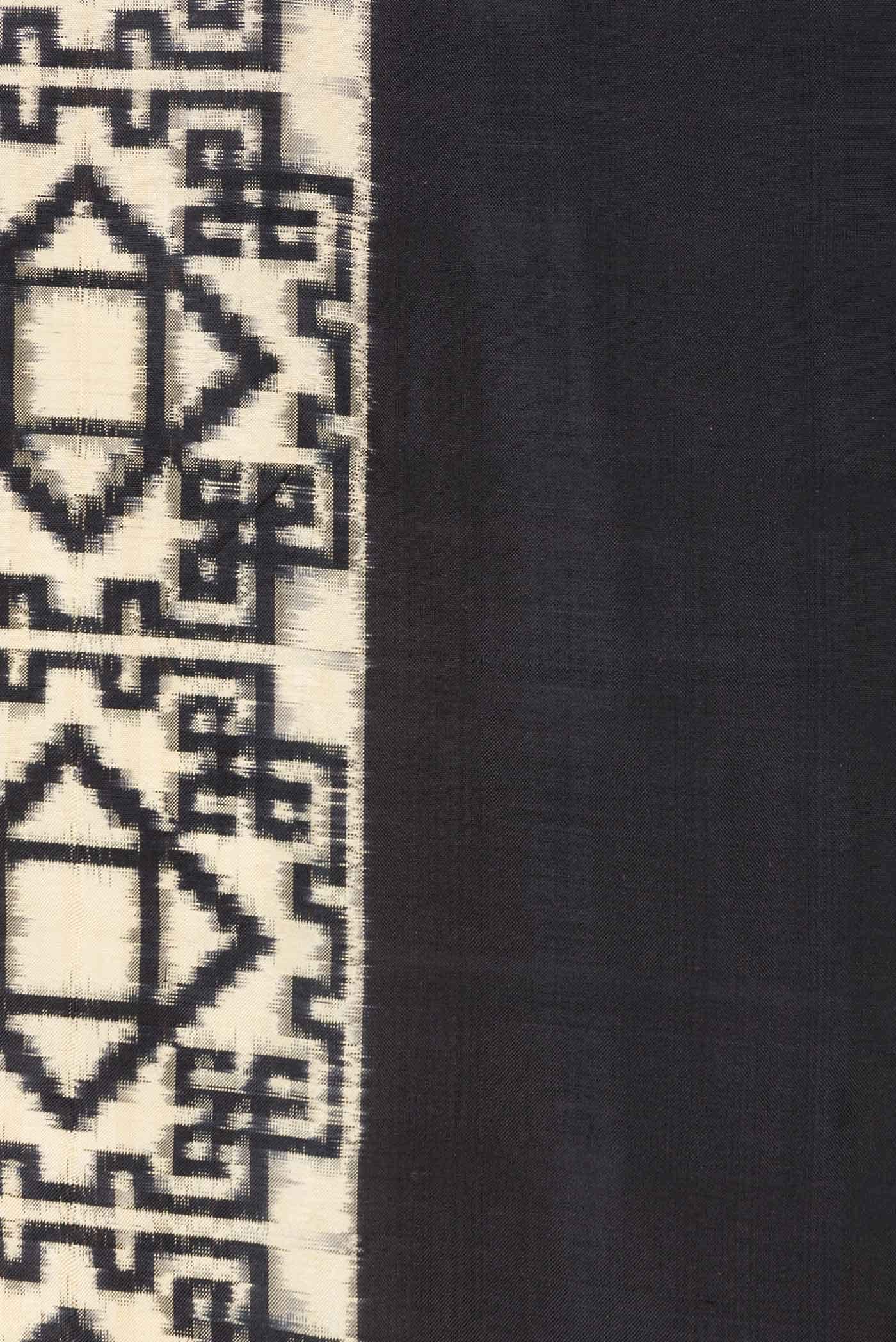 Sandal Double Ikat Saree - Image 6