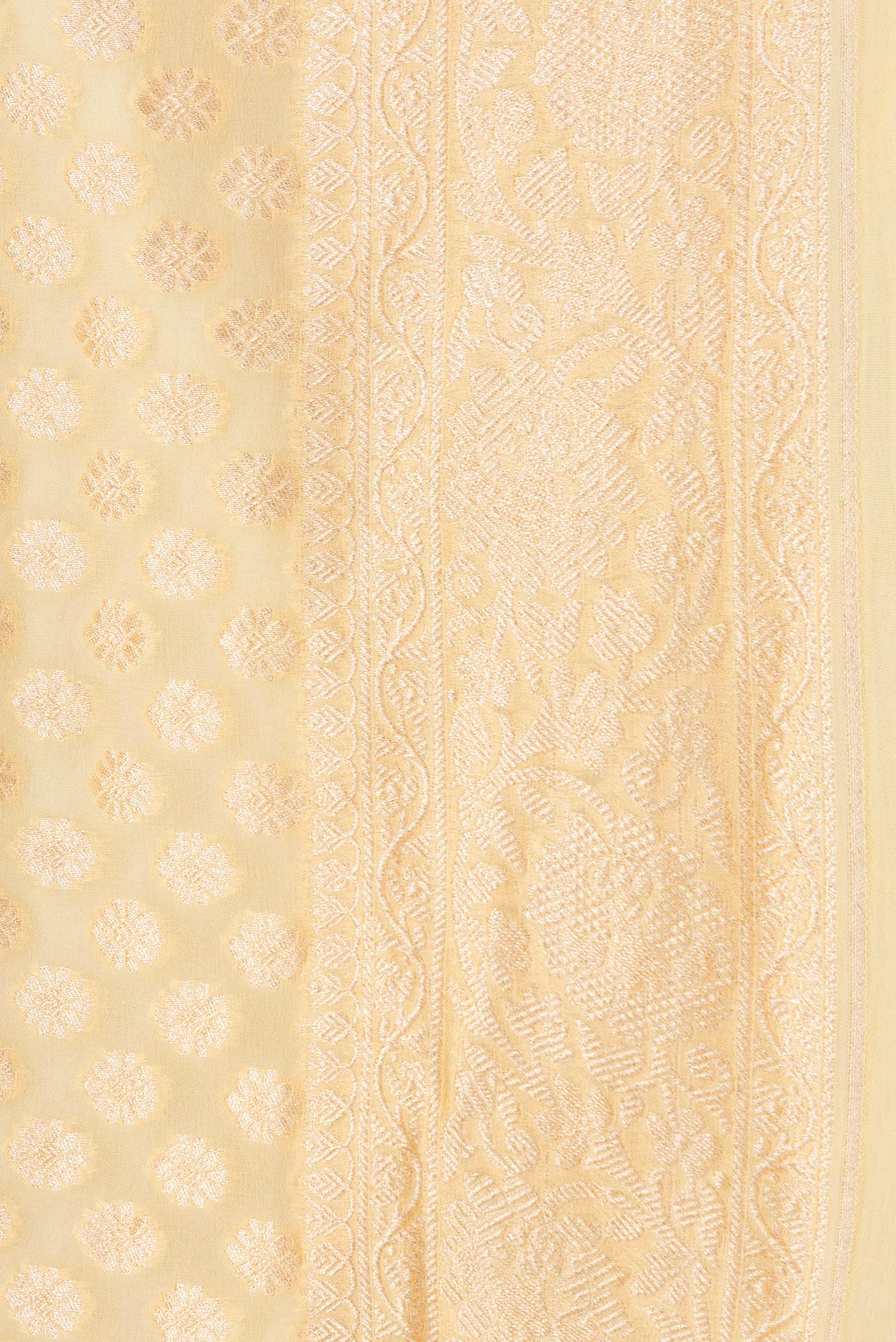 Sandal Banarasi Georgette Saree - Image 3