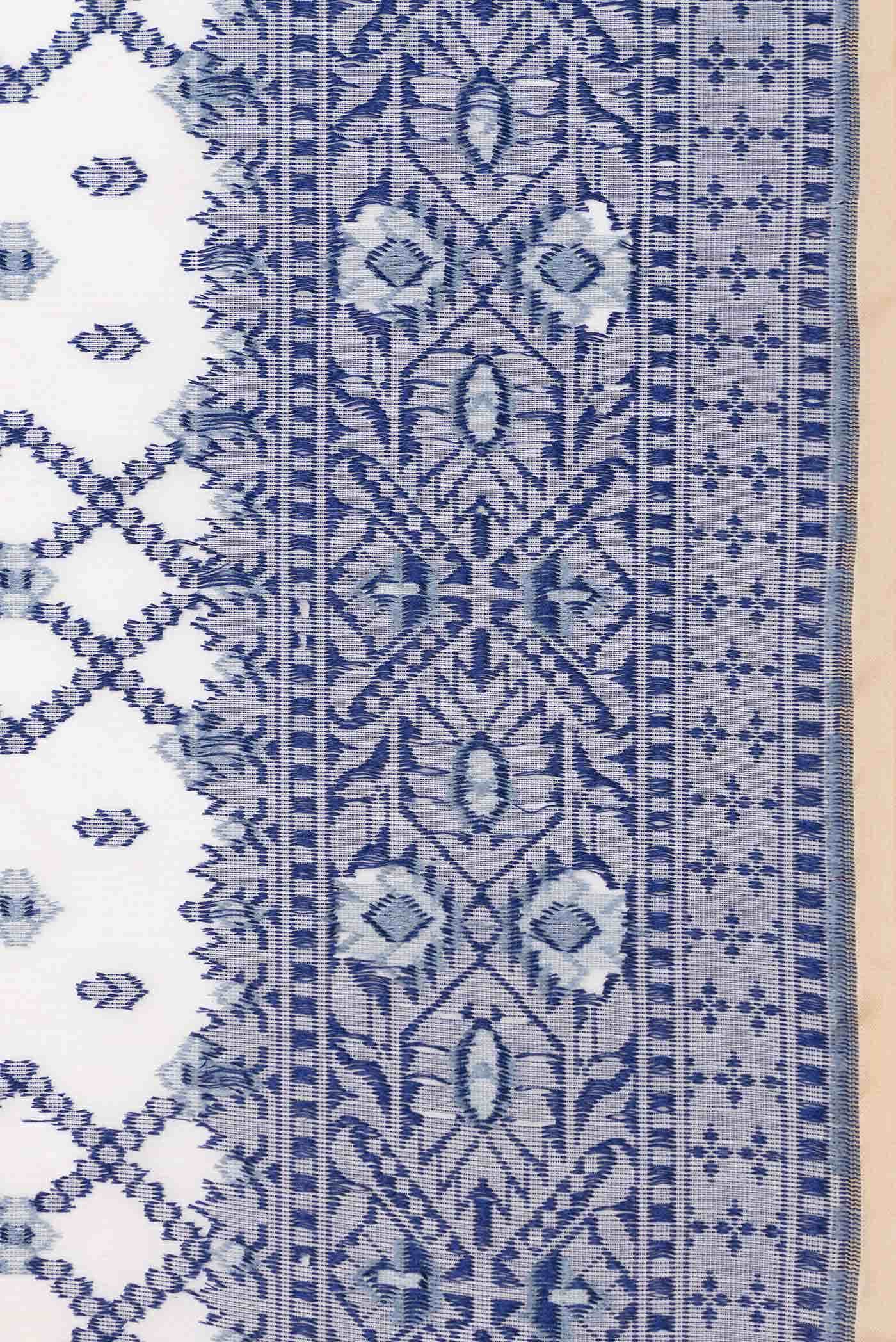Sandal Dual Tone Chanderi Silk Saree - Image 3