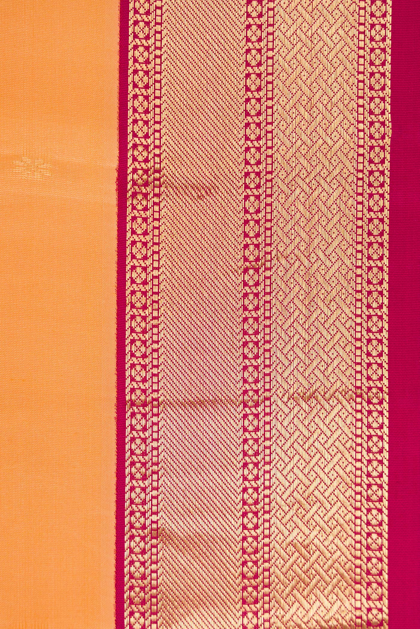 Sandal Kanchipuram Silk Saree - Image 3