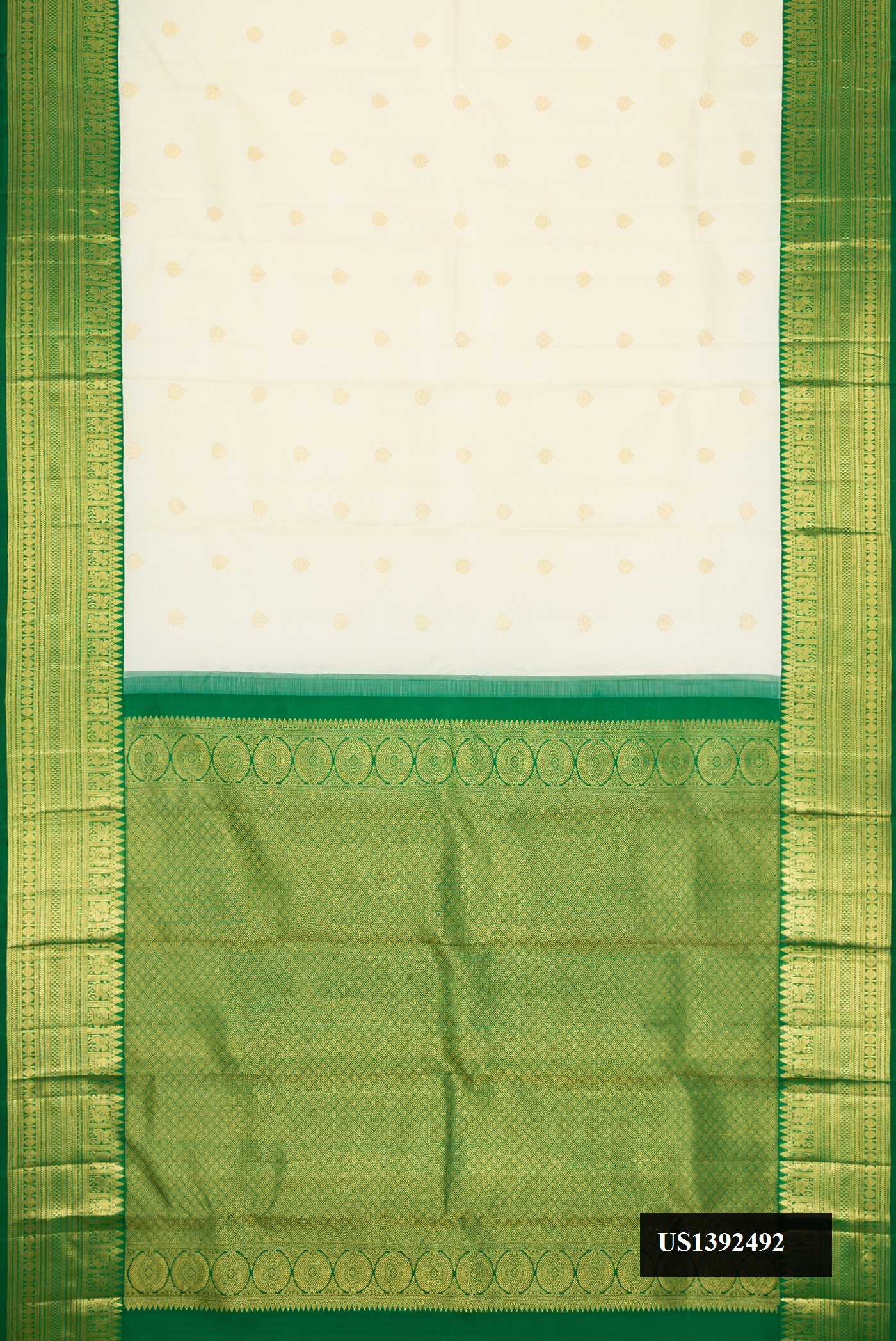 Sandal Dual Tone Kanchipuram Silk Saree