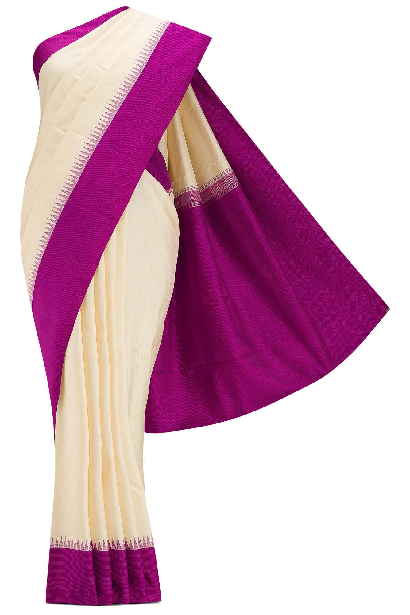 Sandal Dual Tone Kanjivaram Silk Saree