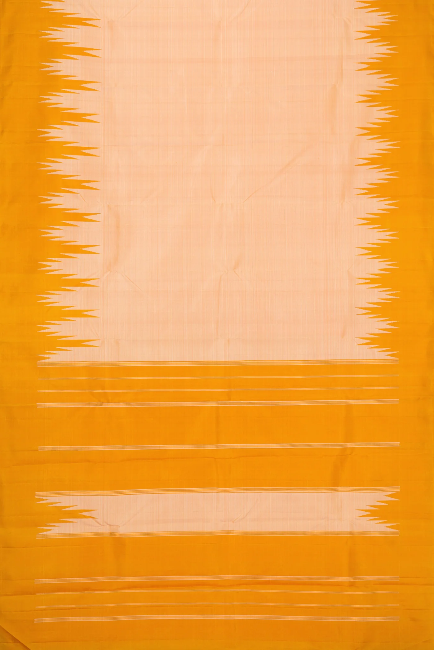 Sandal Kanjivaram Silk Saree - Image 6