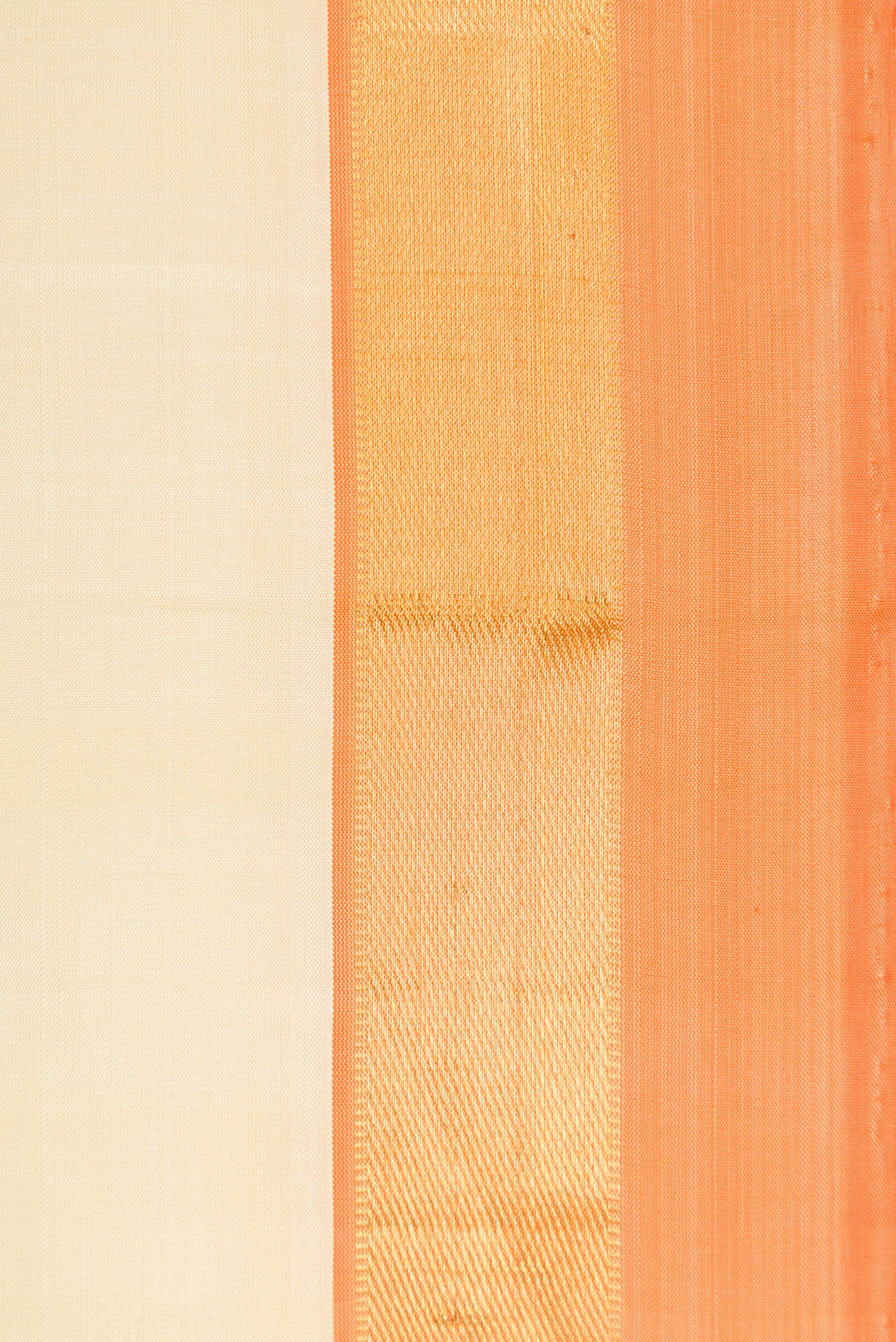 Cream Kanjivaram Silk Saree - Image 3
