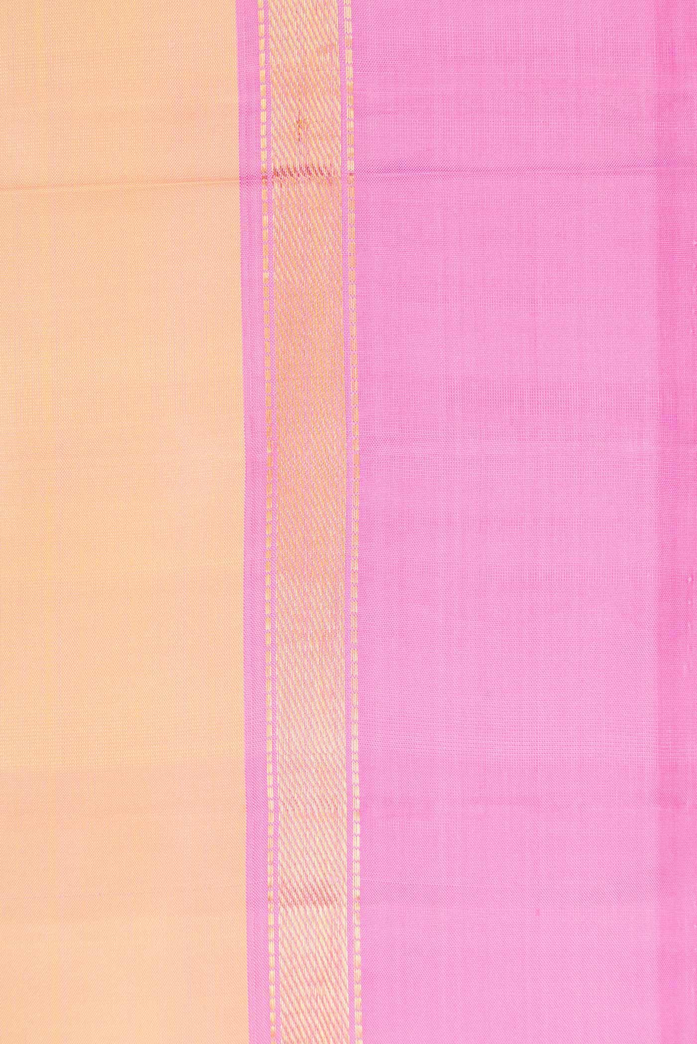 Peach Kanjivaram Silk Saree - Image 3