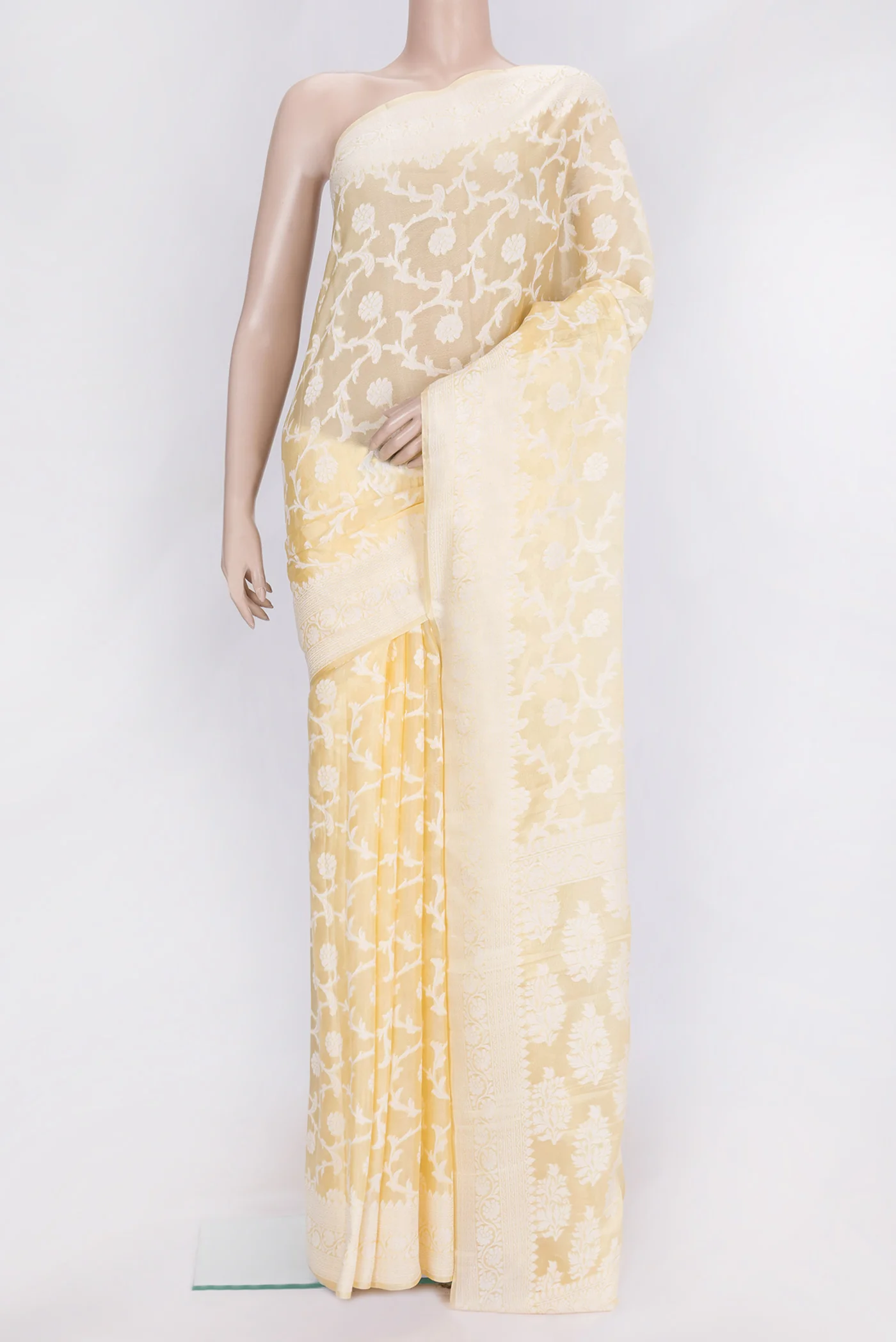 Sandal Banarasi Art Silk Saree