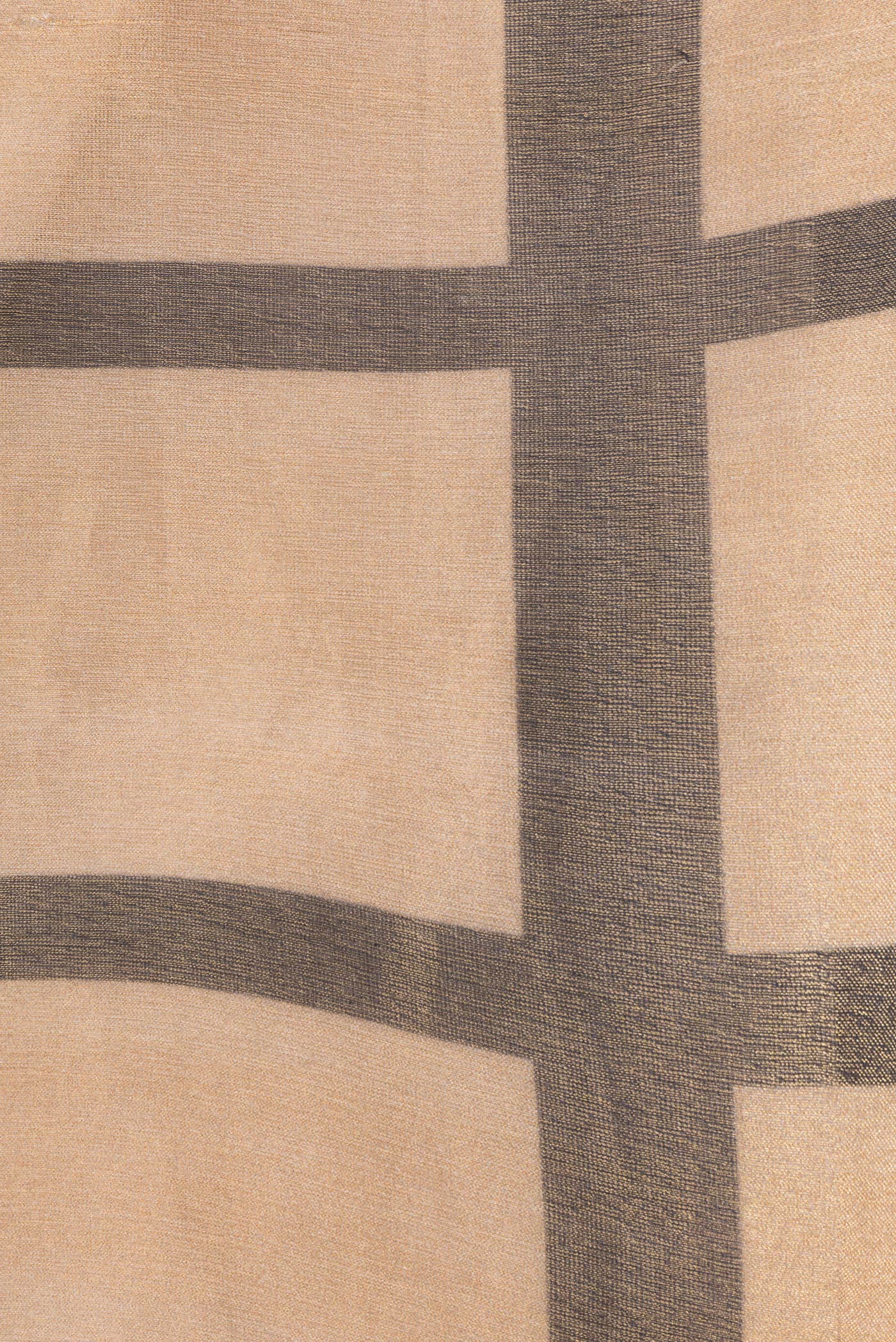 Sandal Dual Tone Organza Silk Saree - Image 3