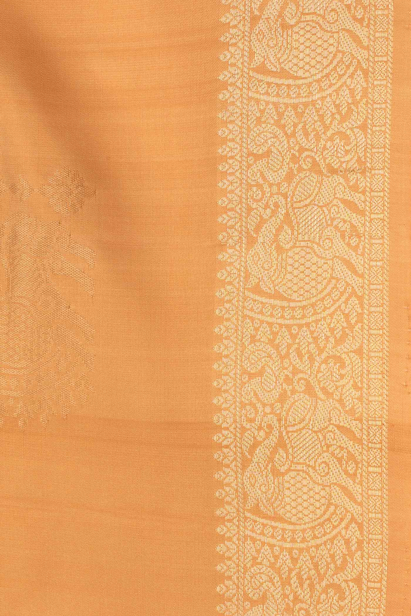 Yellow Soft Silk Saree - Image 3