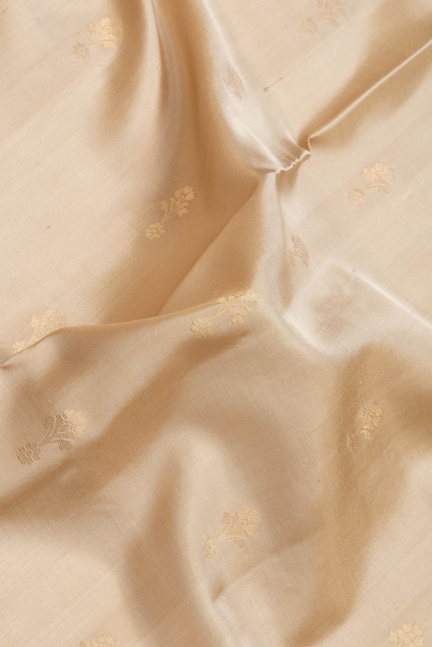 Sandal Dual Tone Soft Silk Saree - Image 2