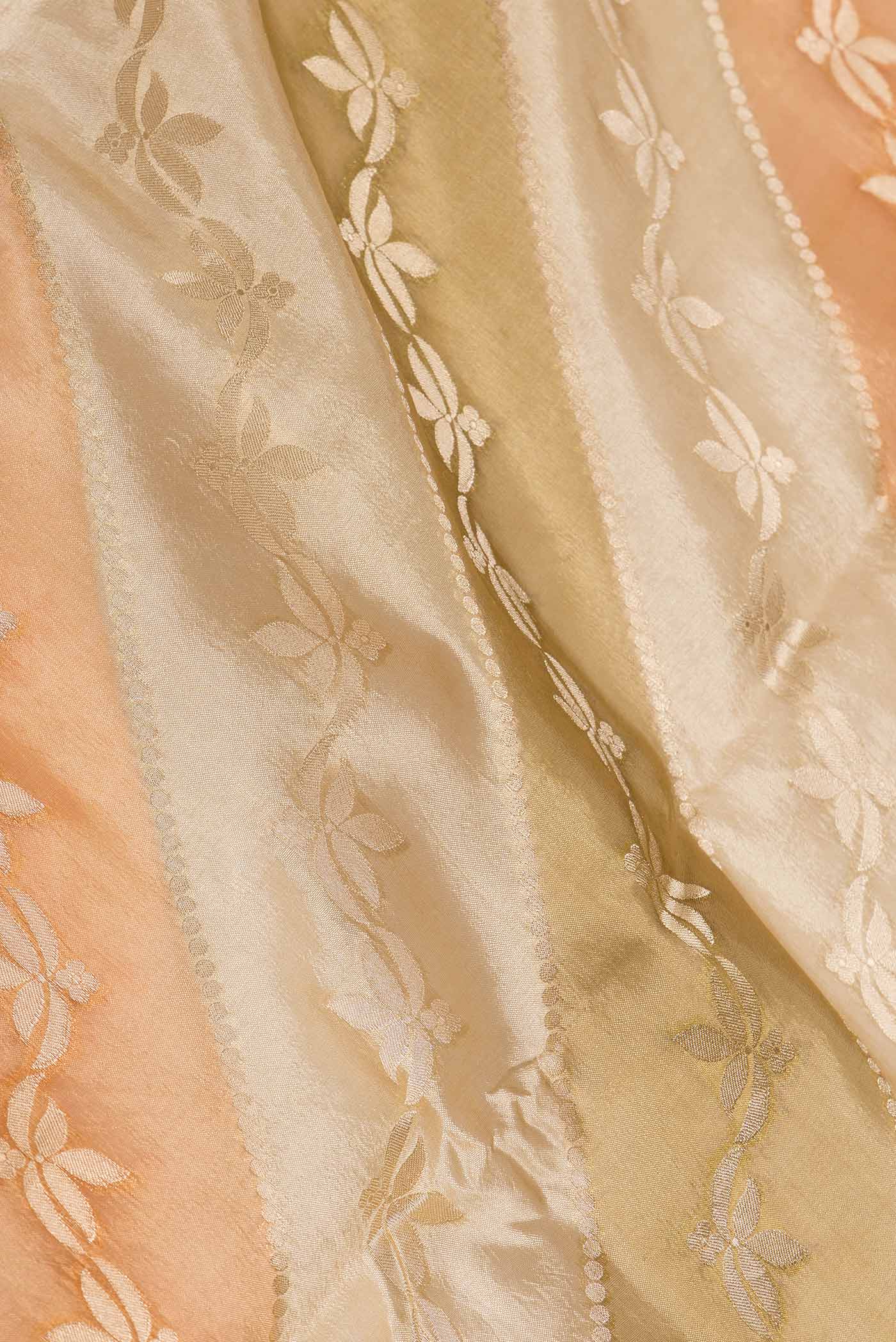 Multi Color Banarasi Raw Silk Saree - Image 2