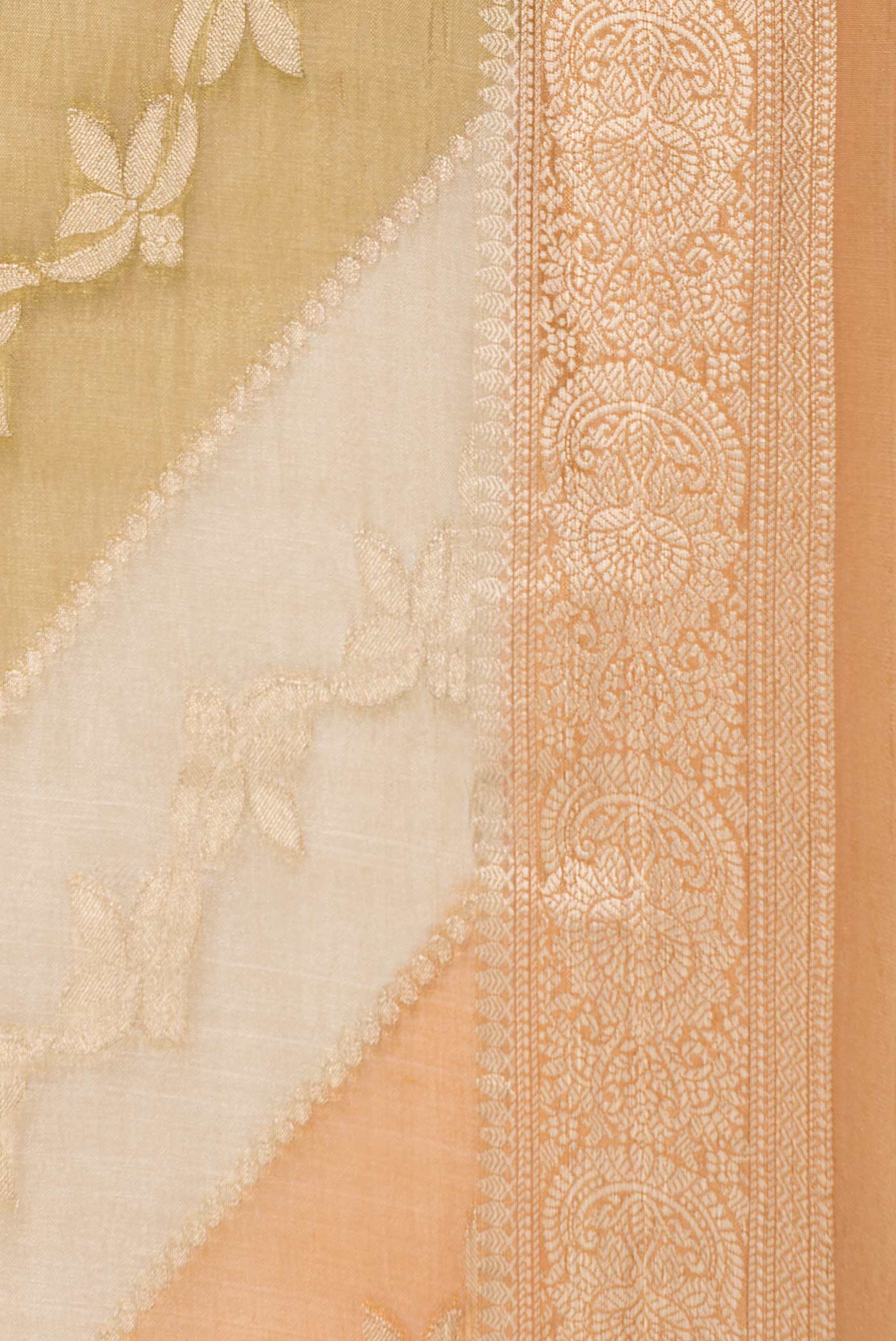 Multi Color Banarasi Raw Silk Saree - Image 3
