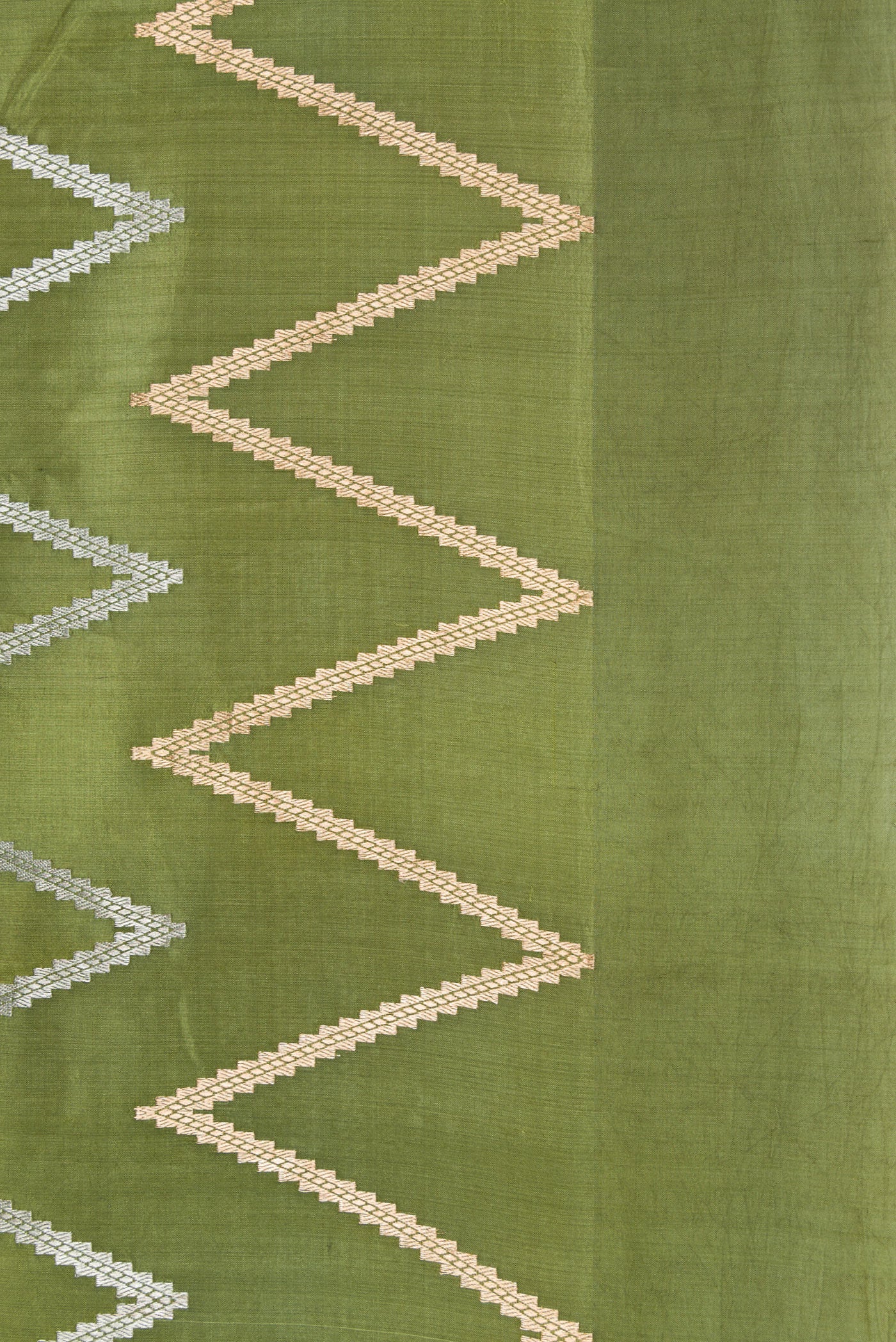 Multi Color Banarasi Katan Silk Saree - Image 3