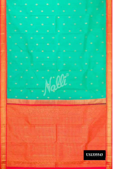 Sandal Kanchipuram Silk Saree