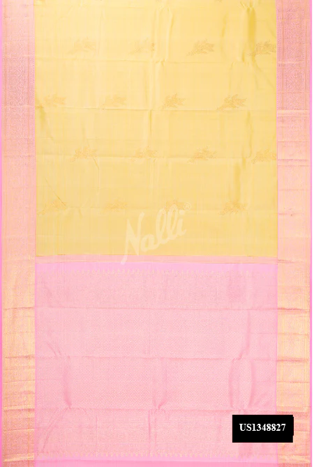 Sandal Kanchipuram Silk Saree