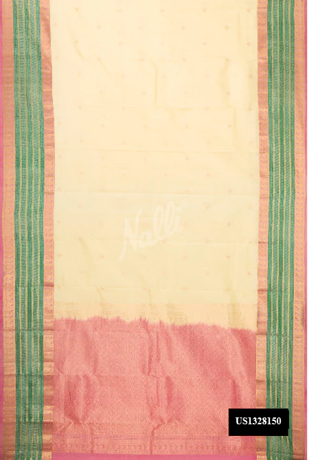 Sandal Kanchipuram Silk Saree