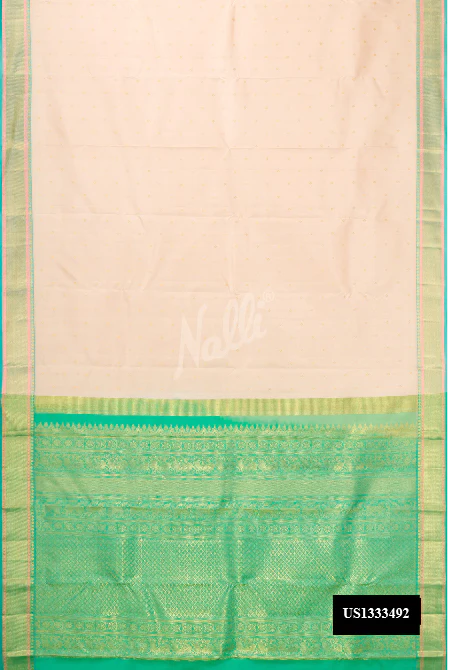 Sandal Kanchipuram Silk Saree