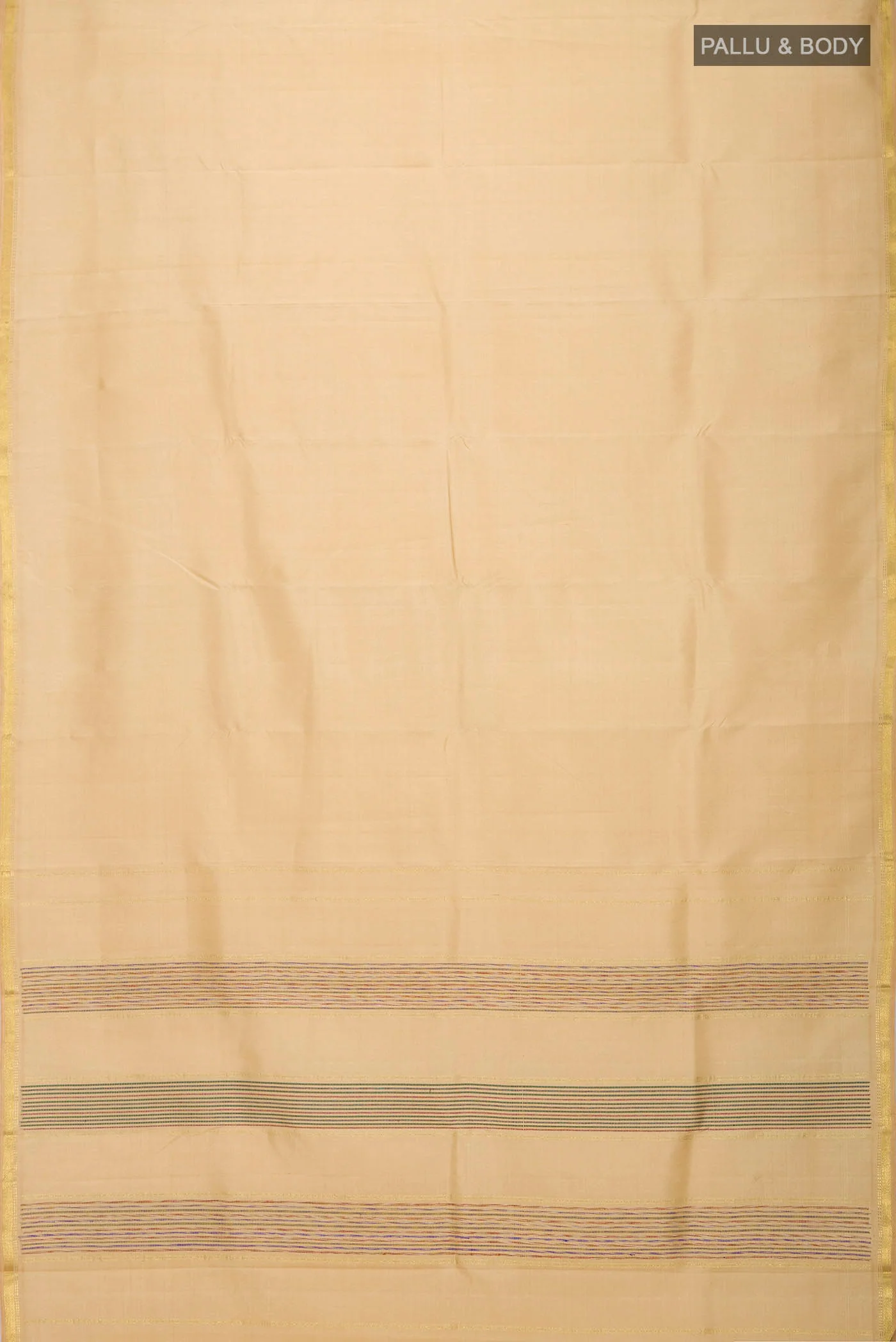Sandal Kanjivaram Silk Saree - Image 6