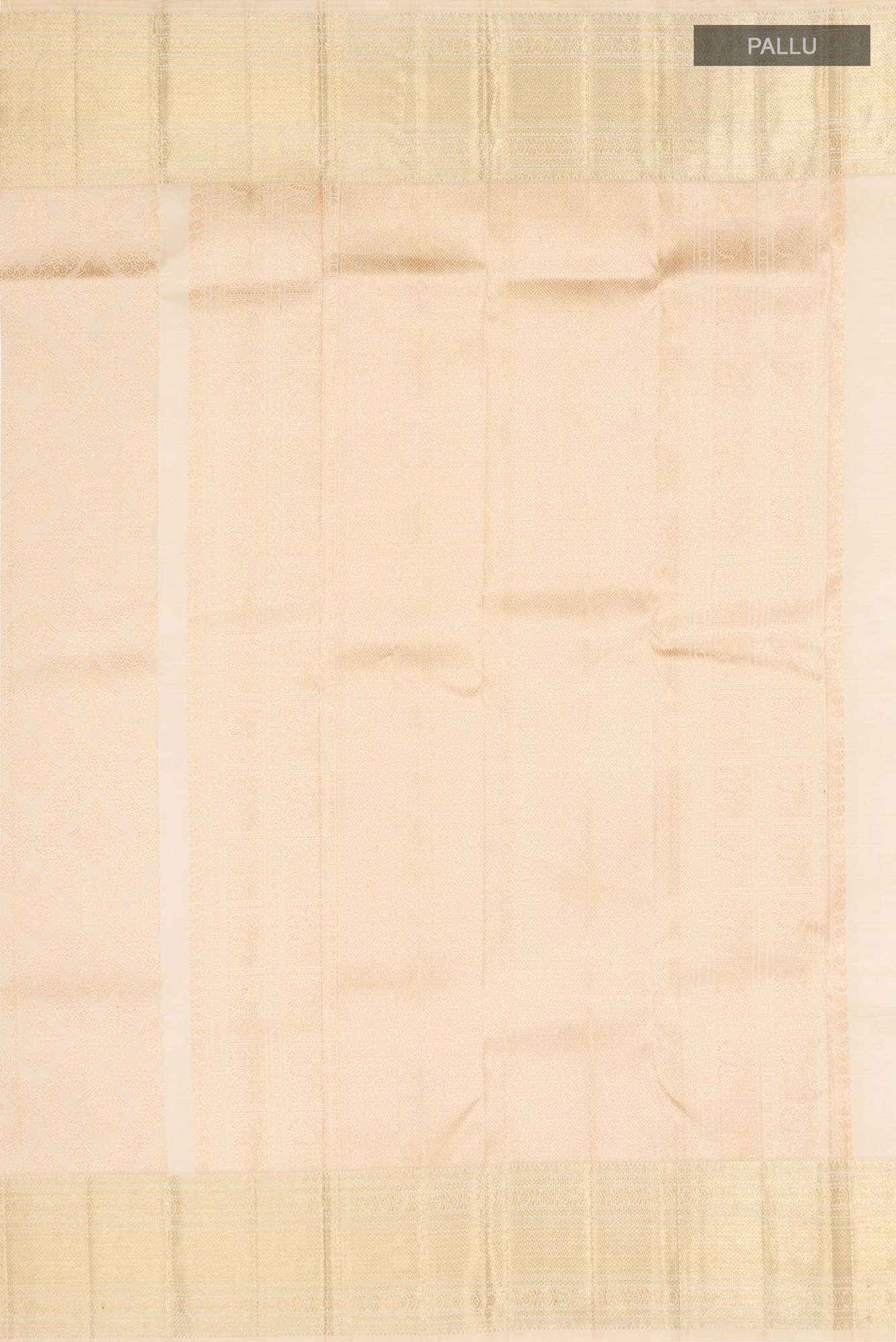 Sandal Kanchipuram Silk Saree - Image 5