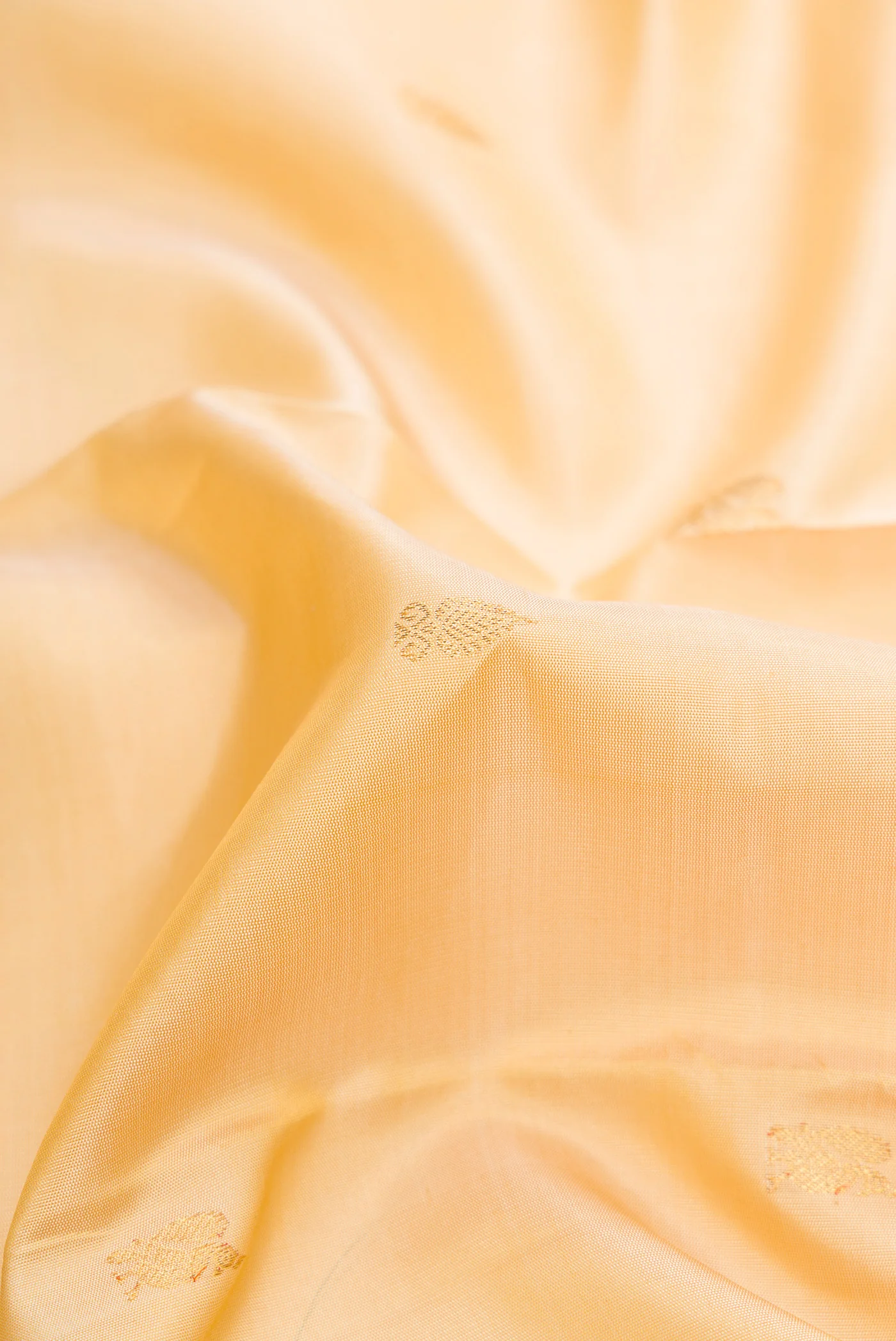 Pure Silk Pure Zari Sandal Kanchipuram Saree - Image 2