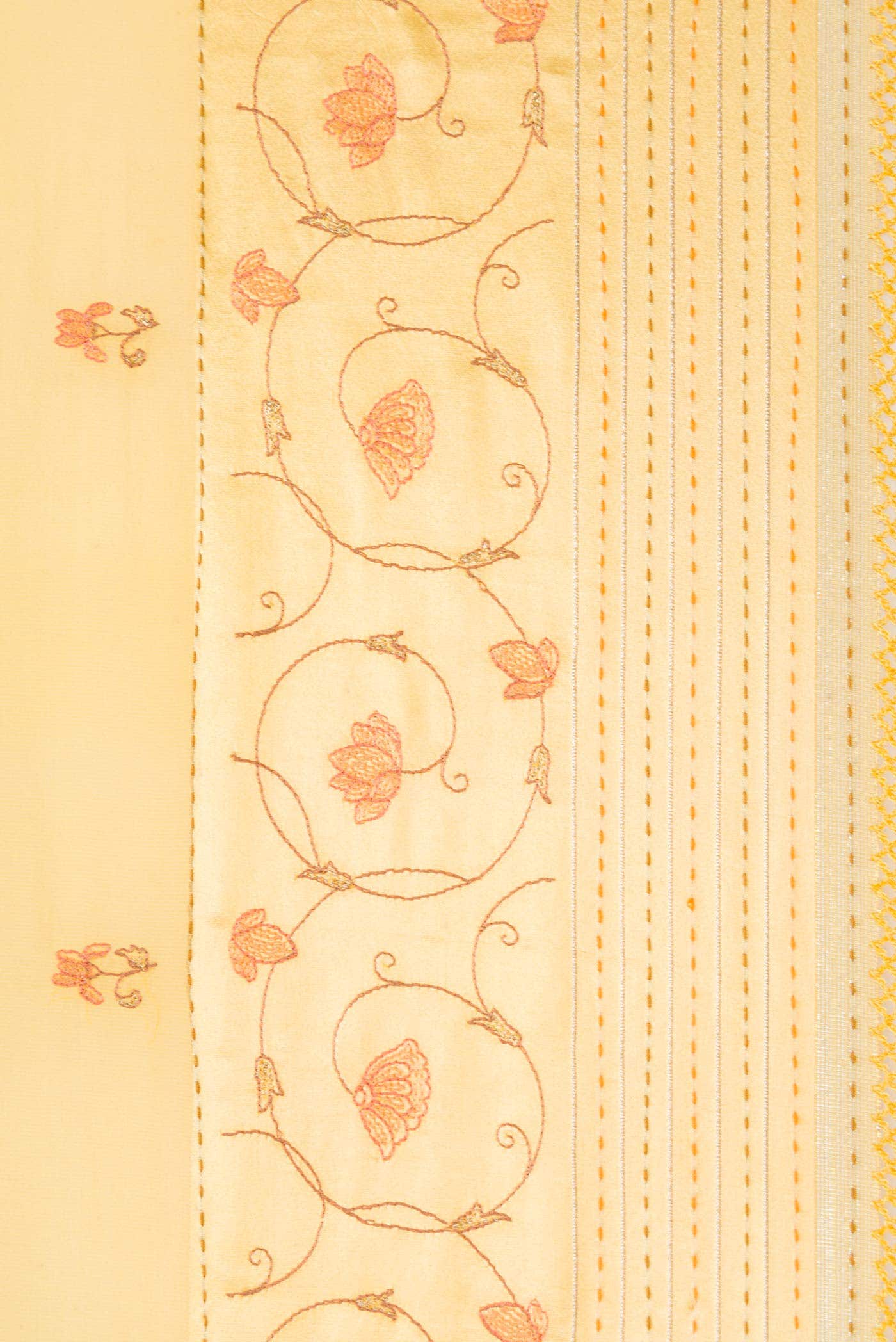 Sandal Mysore Georgette Saree - Image 3