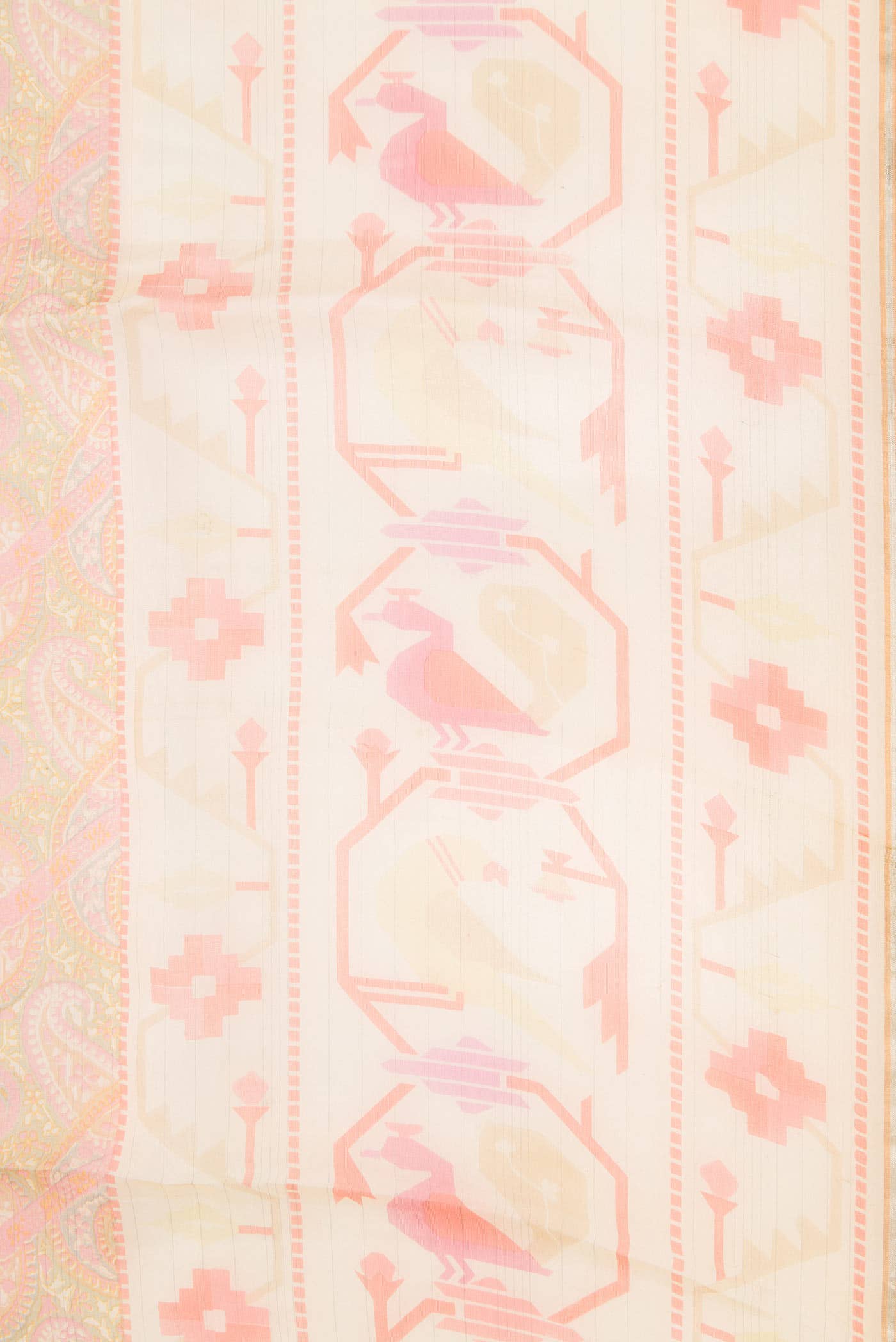 Sandal Organza Silk Saree - Image 3