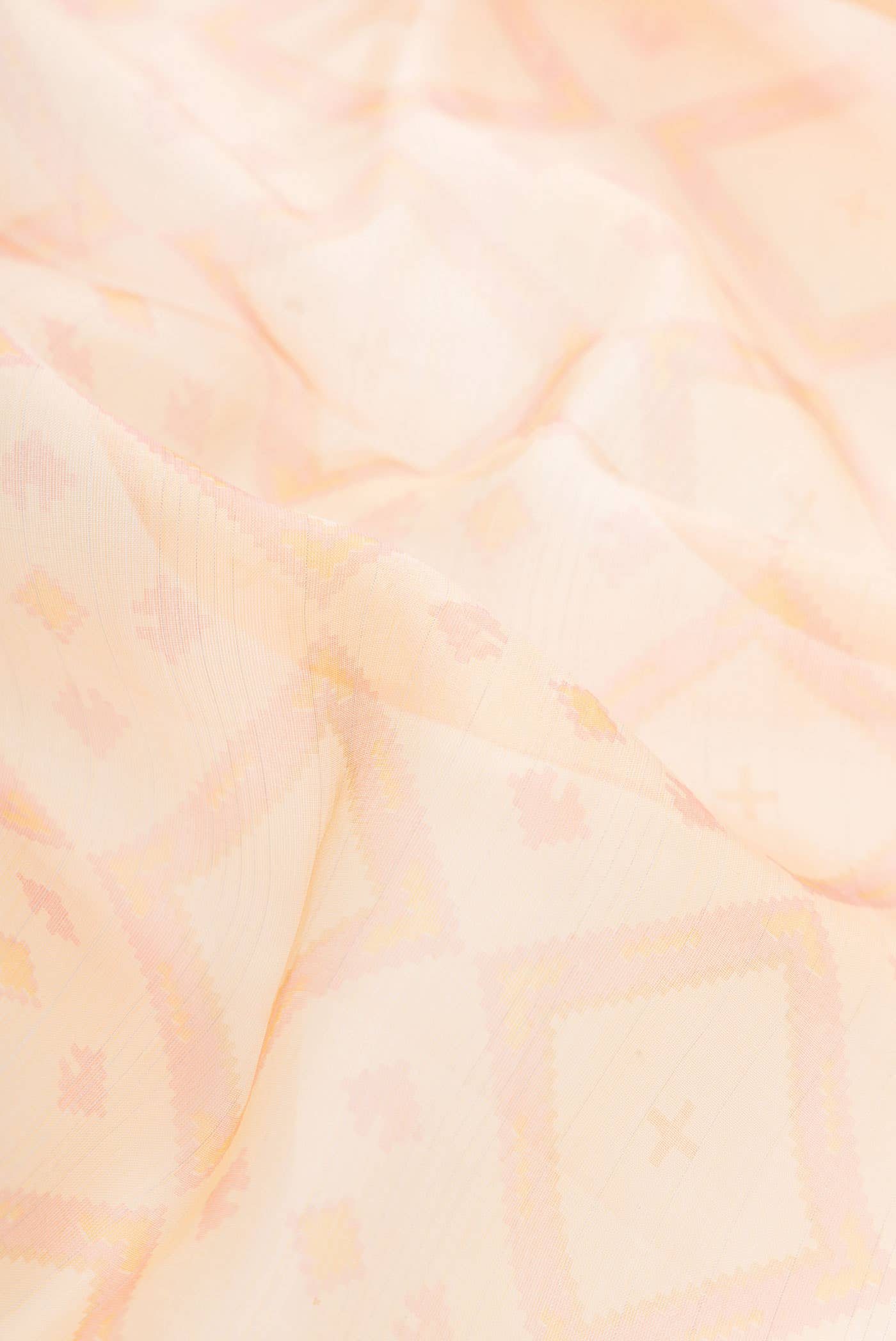 Sandal Organza Silk Saree - Image 2