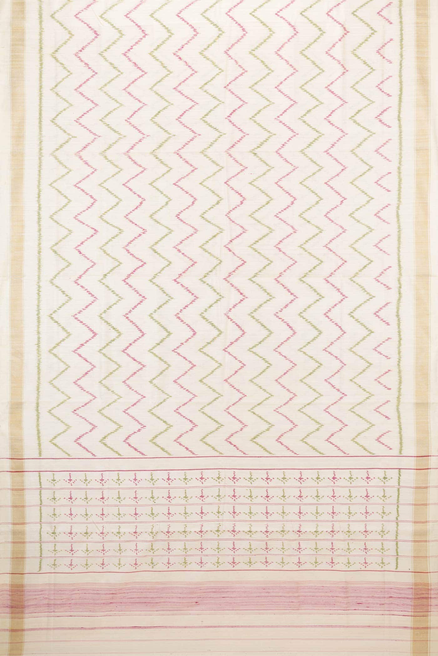 Sandal Rajkot Patola Silk Saree - Image 4