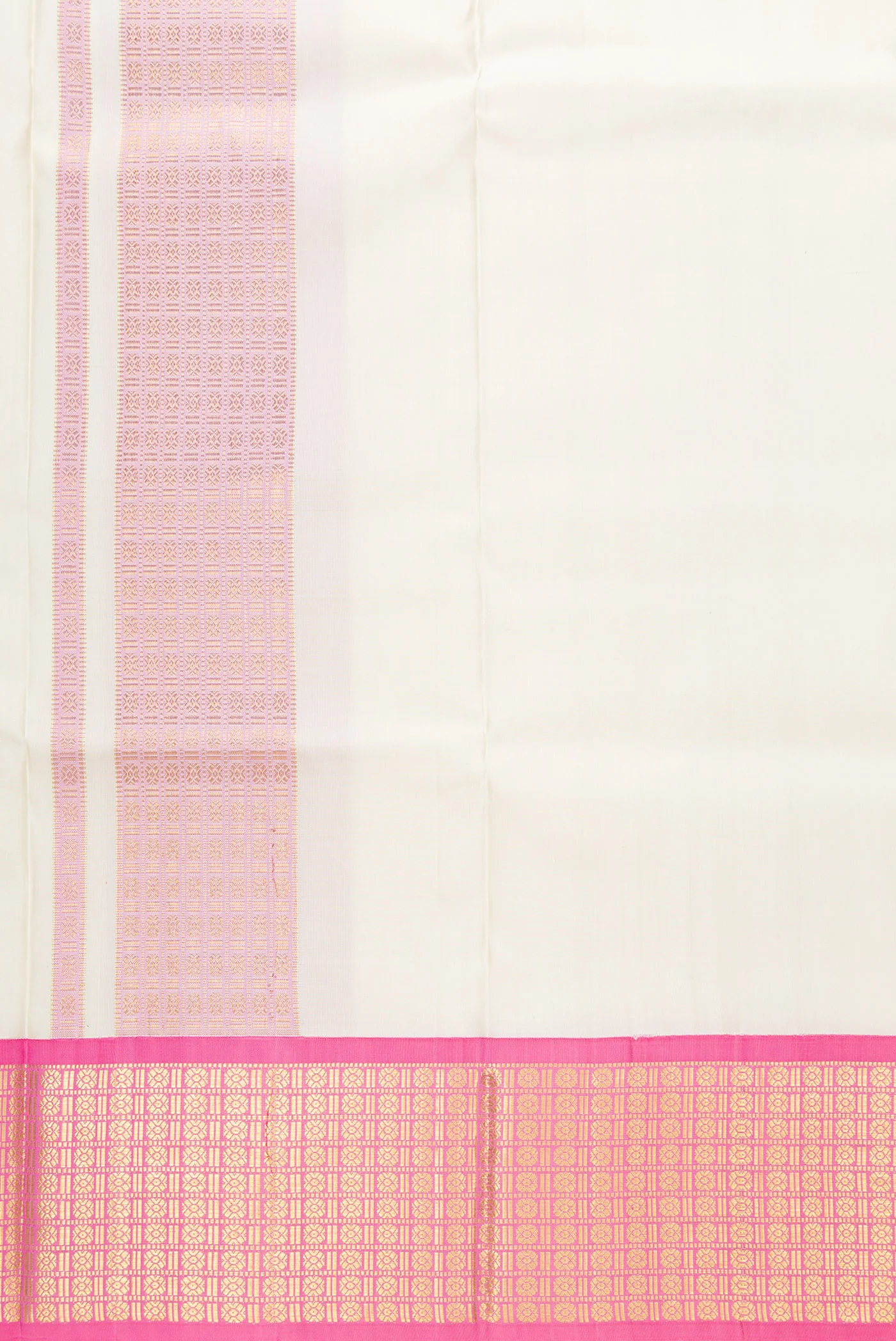 Sandal Silk Dhoti With Angavastram (9X 5) Muzham - Image 3