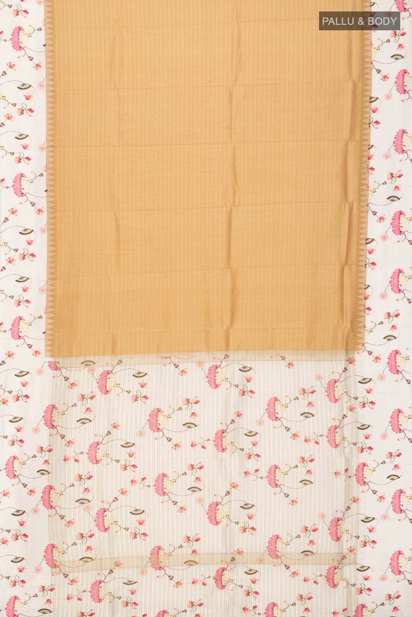 Sandal Soft Silk Saree - Image 4