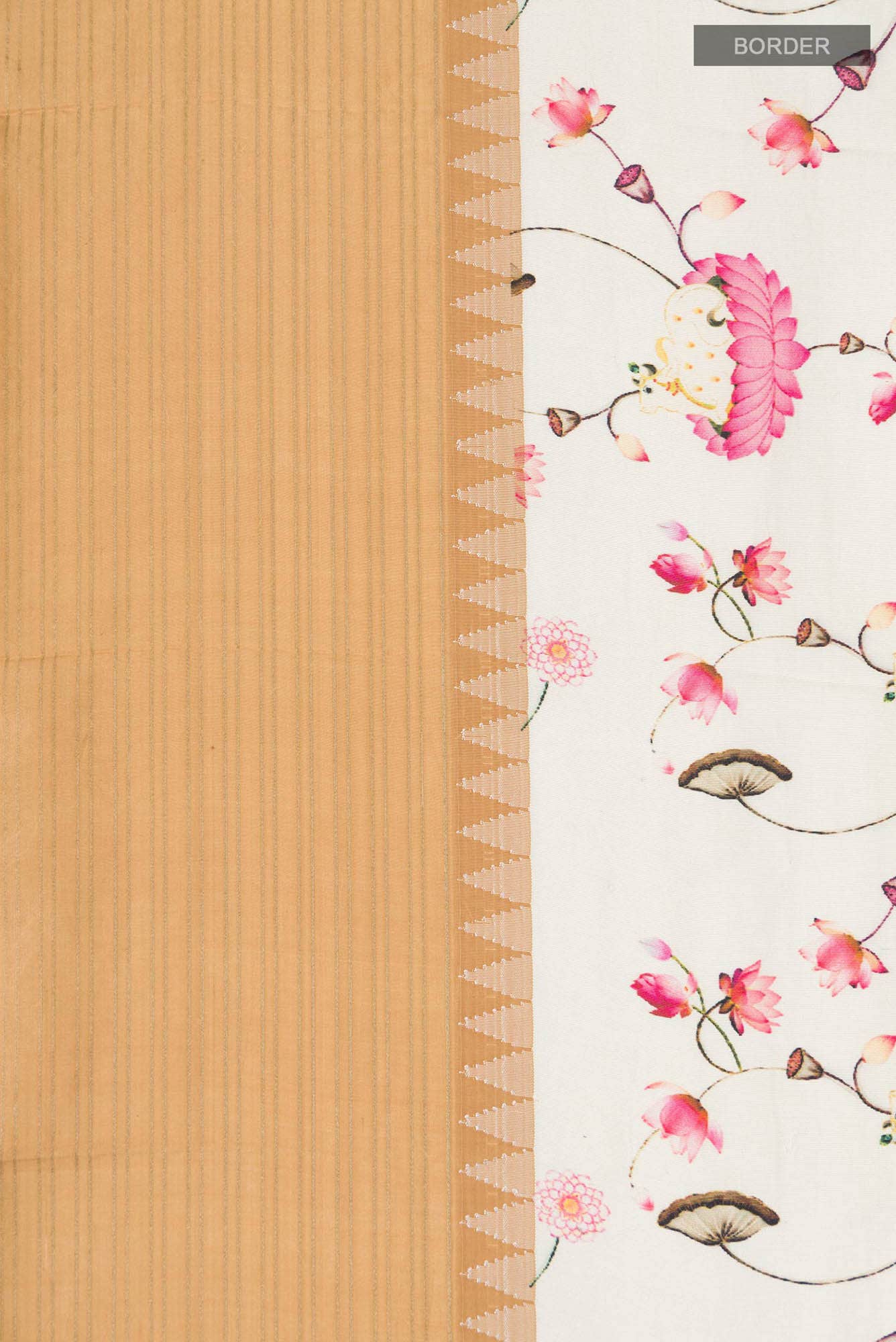 Sandal Soft Silk Saree - Image 5