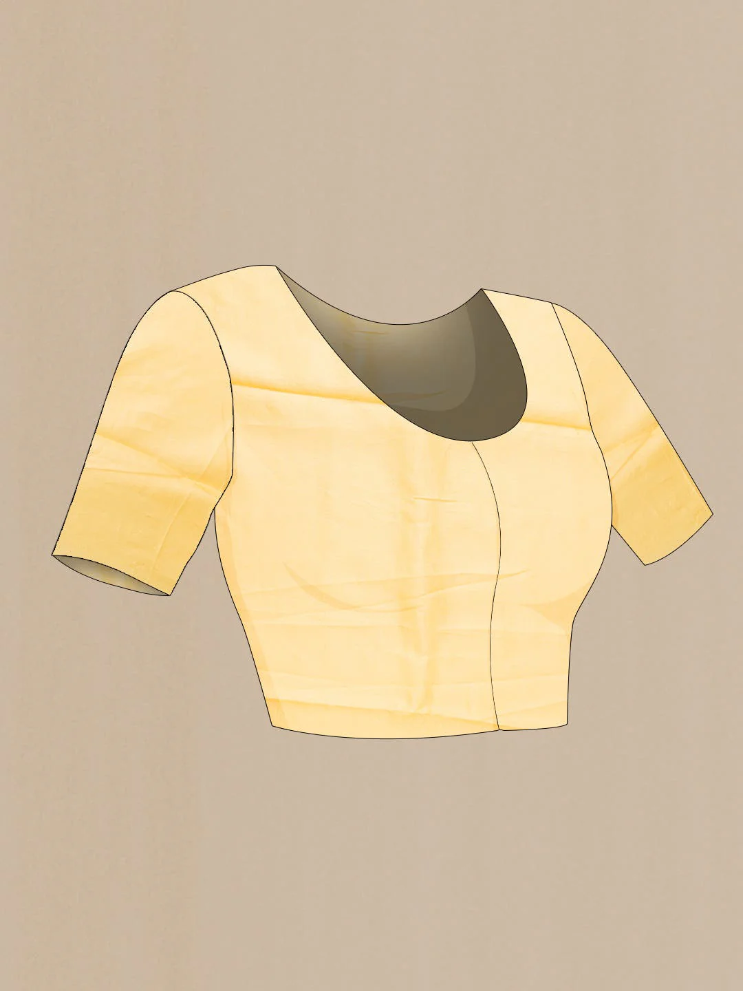 Sandal Tussar Silk Saree - Image 4