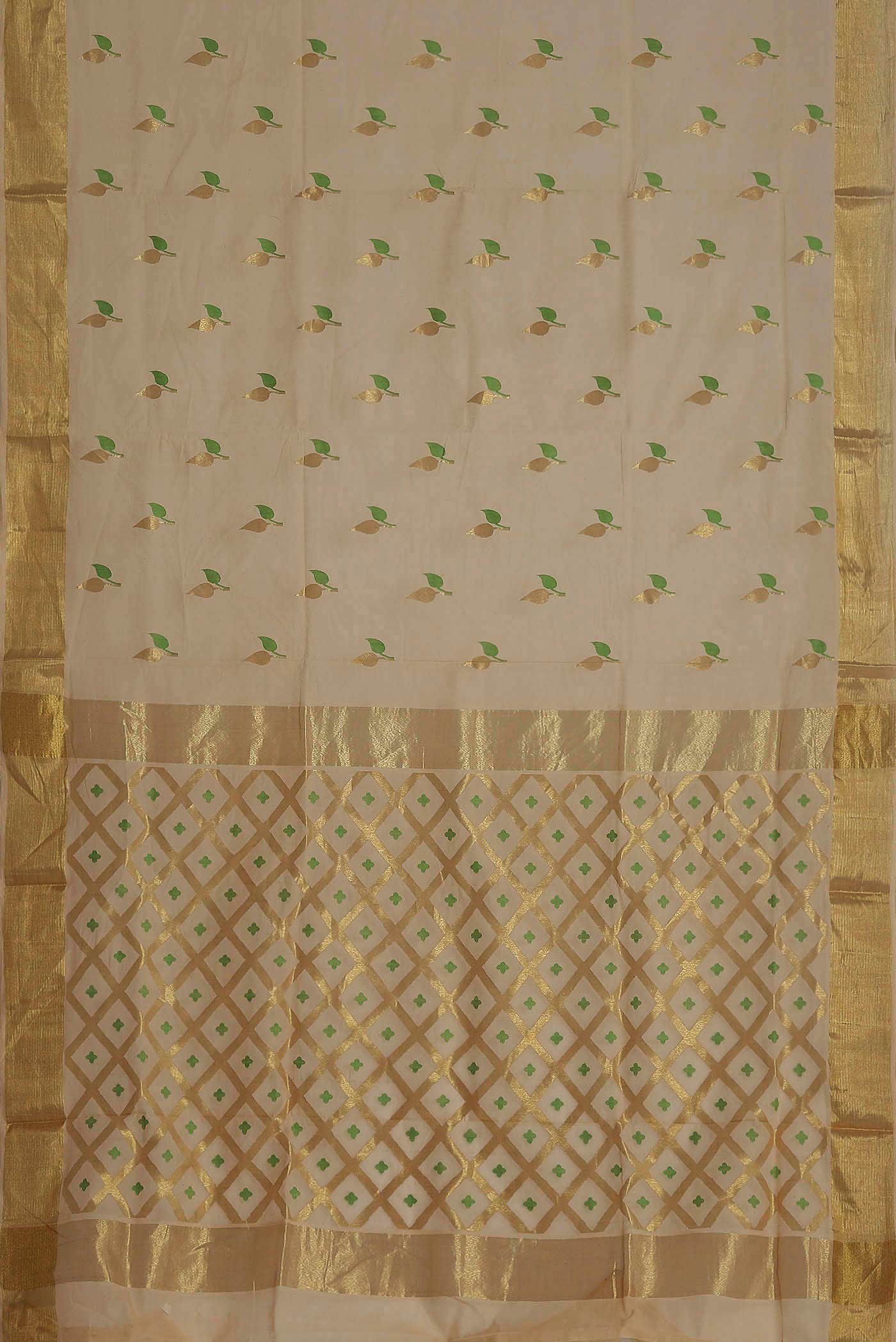 Sandal Venkatagiri Cotton Saree - Image 4