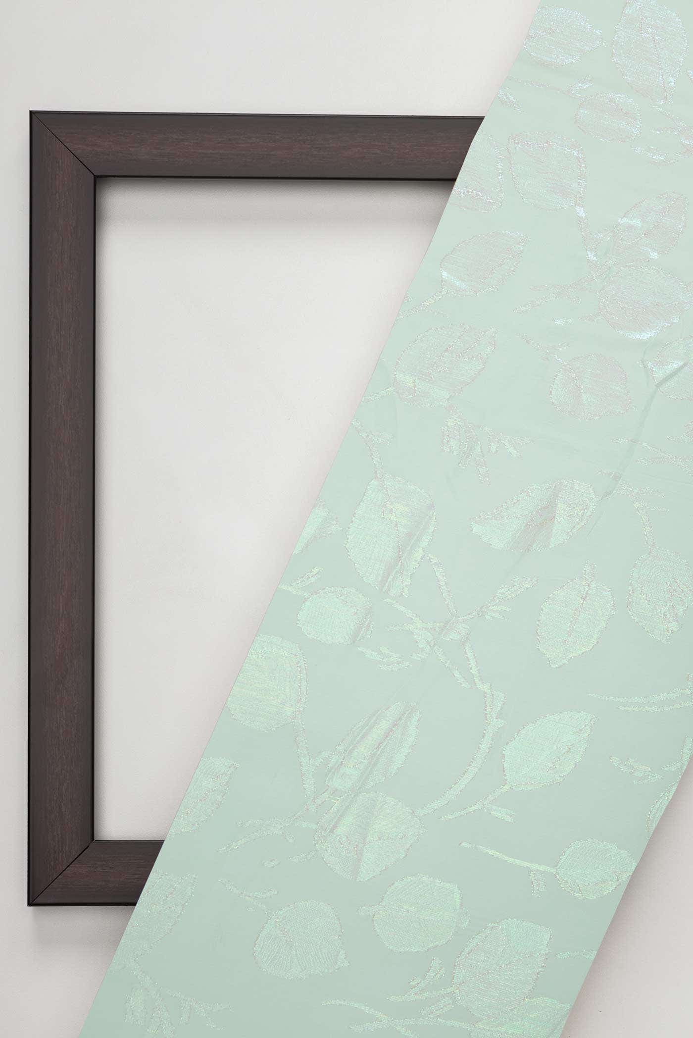 Sea Green Chiffon Dress Material - Image 4