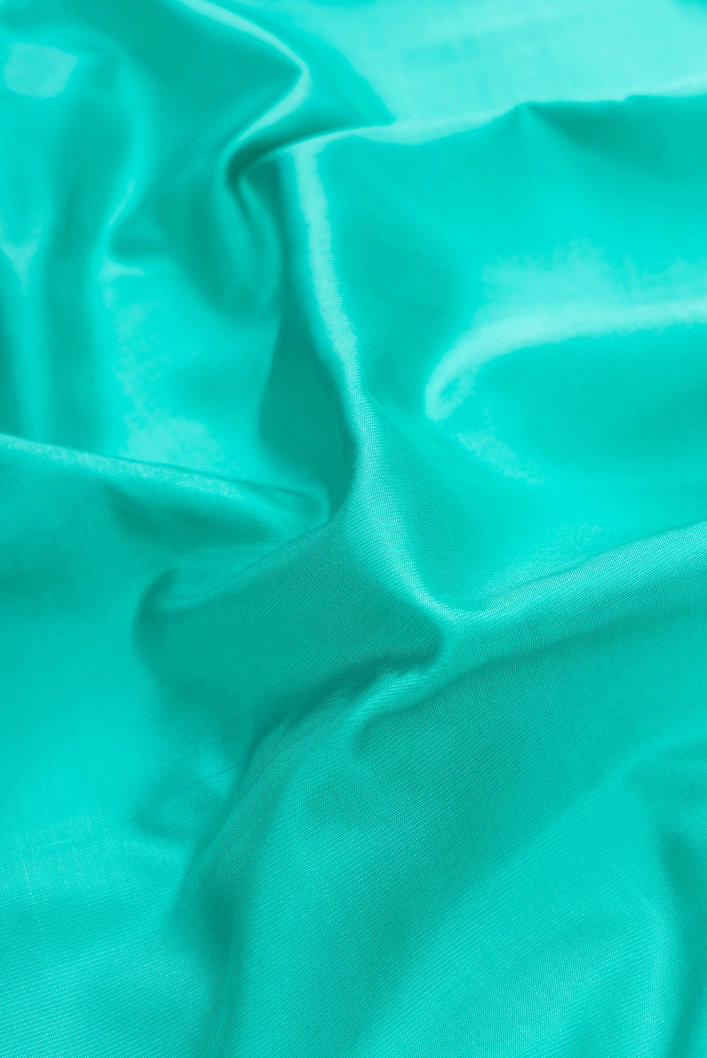 Turquoise Gadwal Silk Saree - Image 2