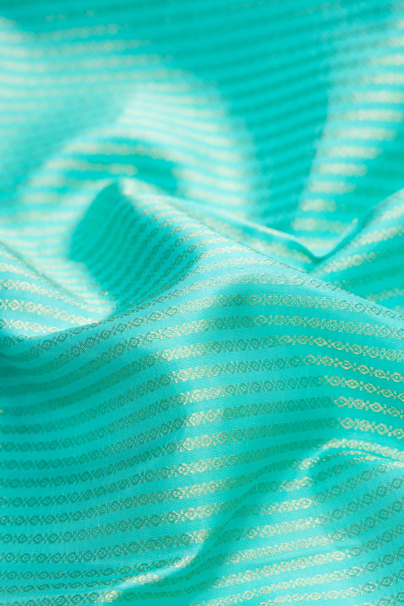 Light Blue Kanchipuram Silk Saree - Image 2