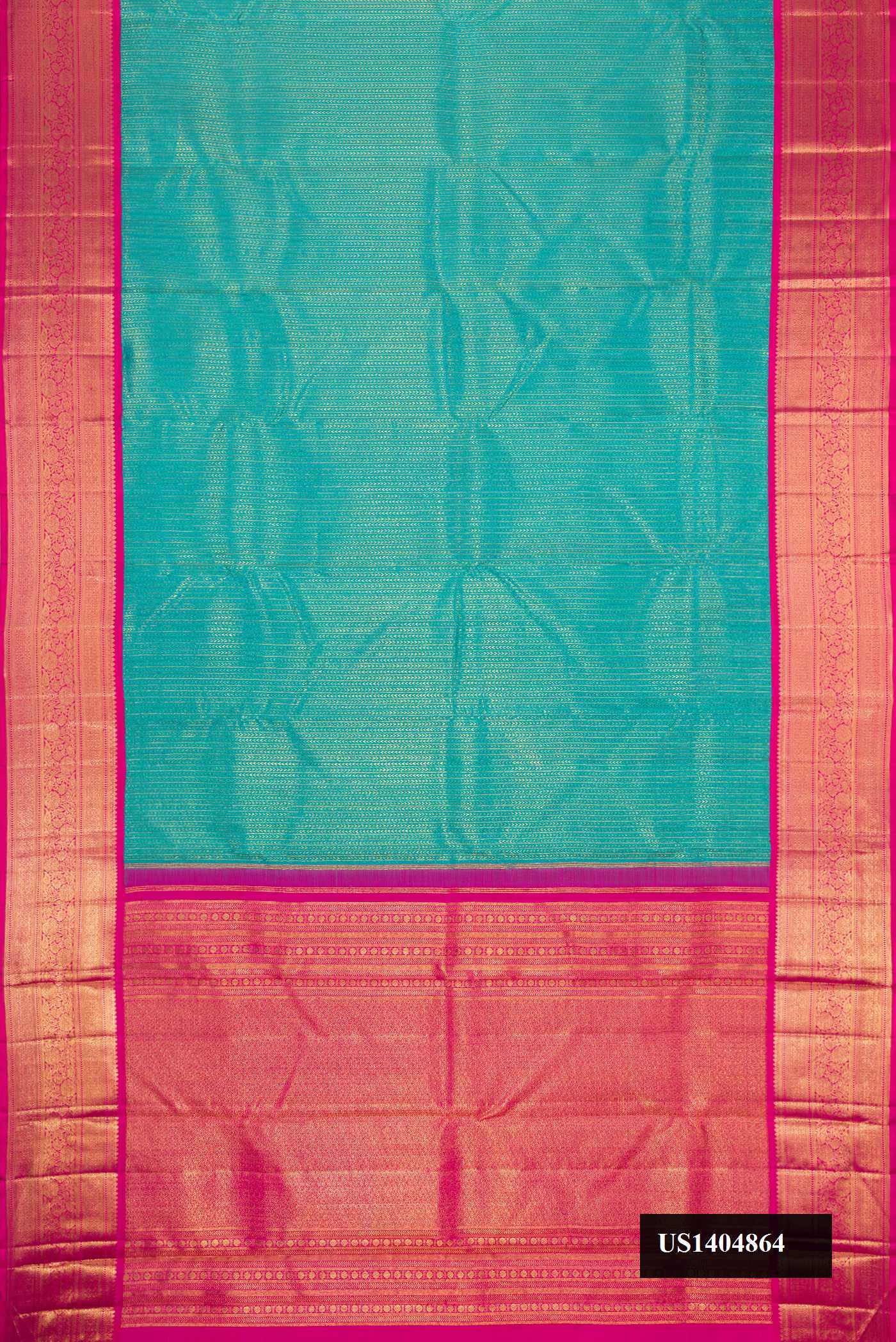 Sea Green Dual Tone Kanchipuram Silk Saree