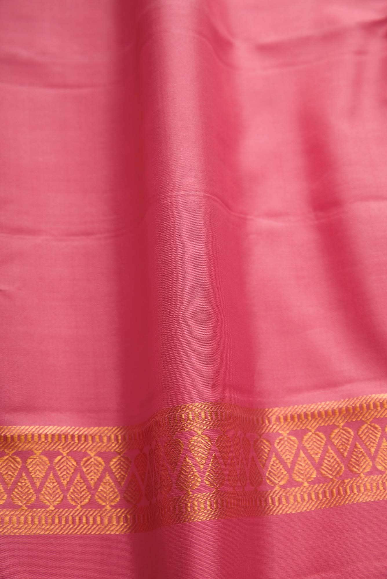 Sea Green Dual Tone Kanjivaram Silk Saree - Image 5