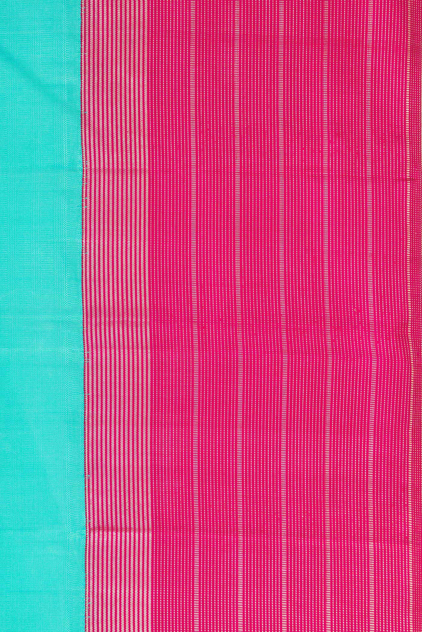 Blue Kanjivaram Silk Saree - Image 3