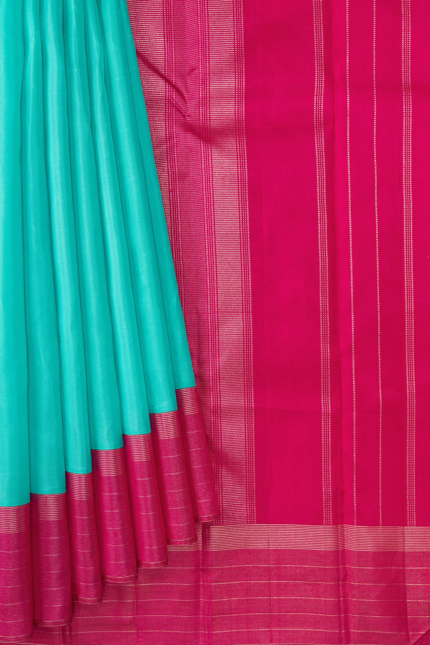 Blue Kanjivaram Silk Saree - Image 4