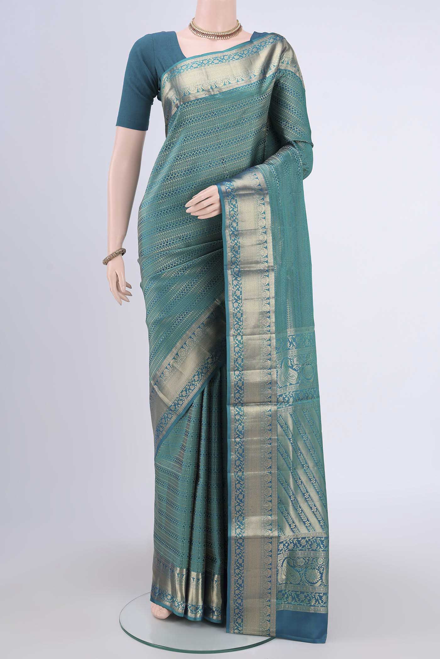 Blue Soft Silk Saree