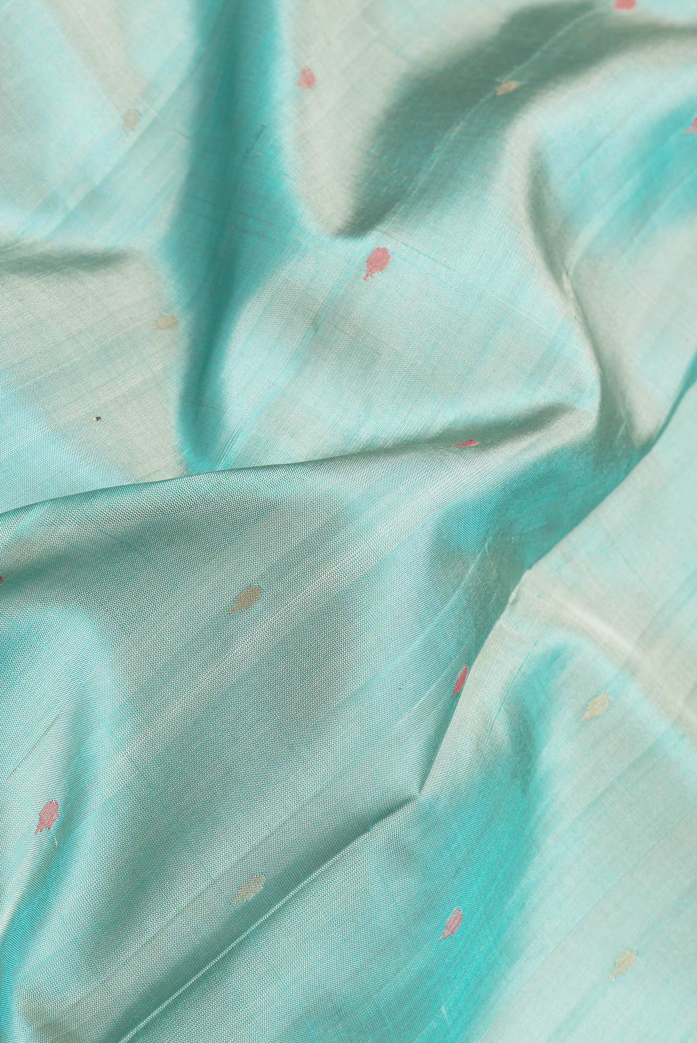 Sea Green Uppada Silk Saree - Image 2