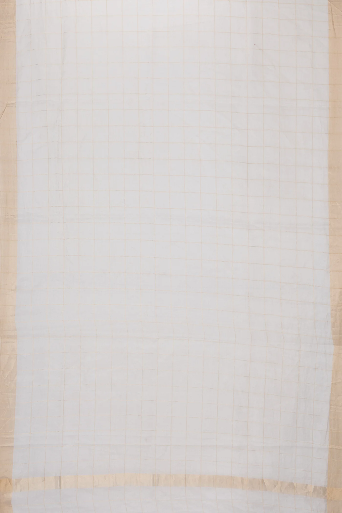 Silver Chanderi Tissue Silk Saree - Image 6