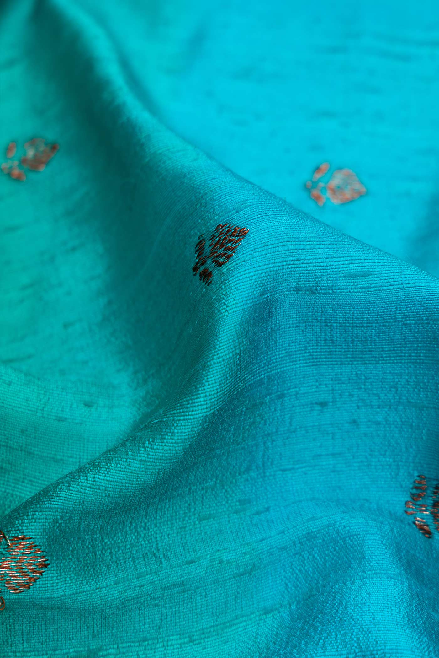 Multi Color Banarasi Tussar Silk Saree - Image 2