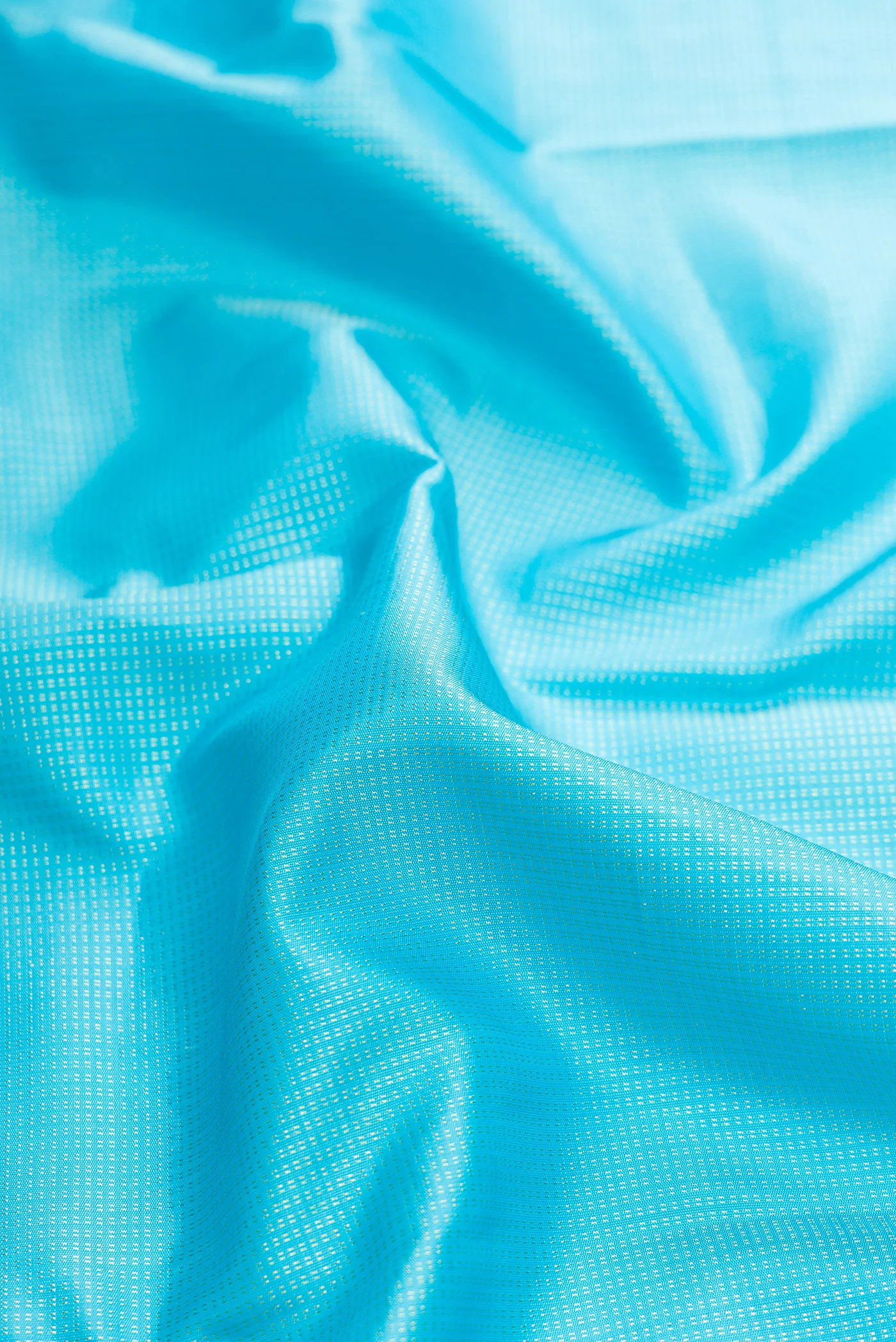 Sky Blue Kanjivaram Silk Saree - Image 2