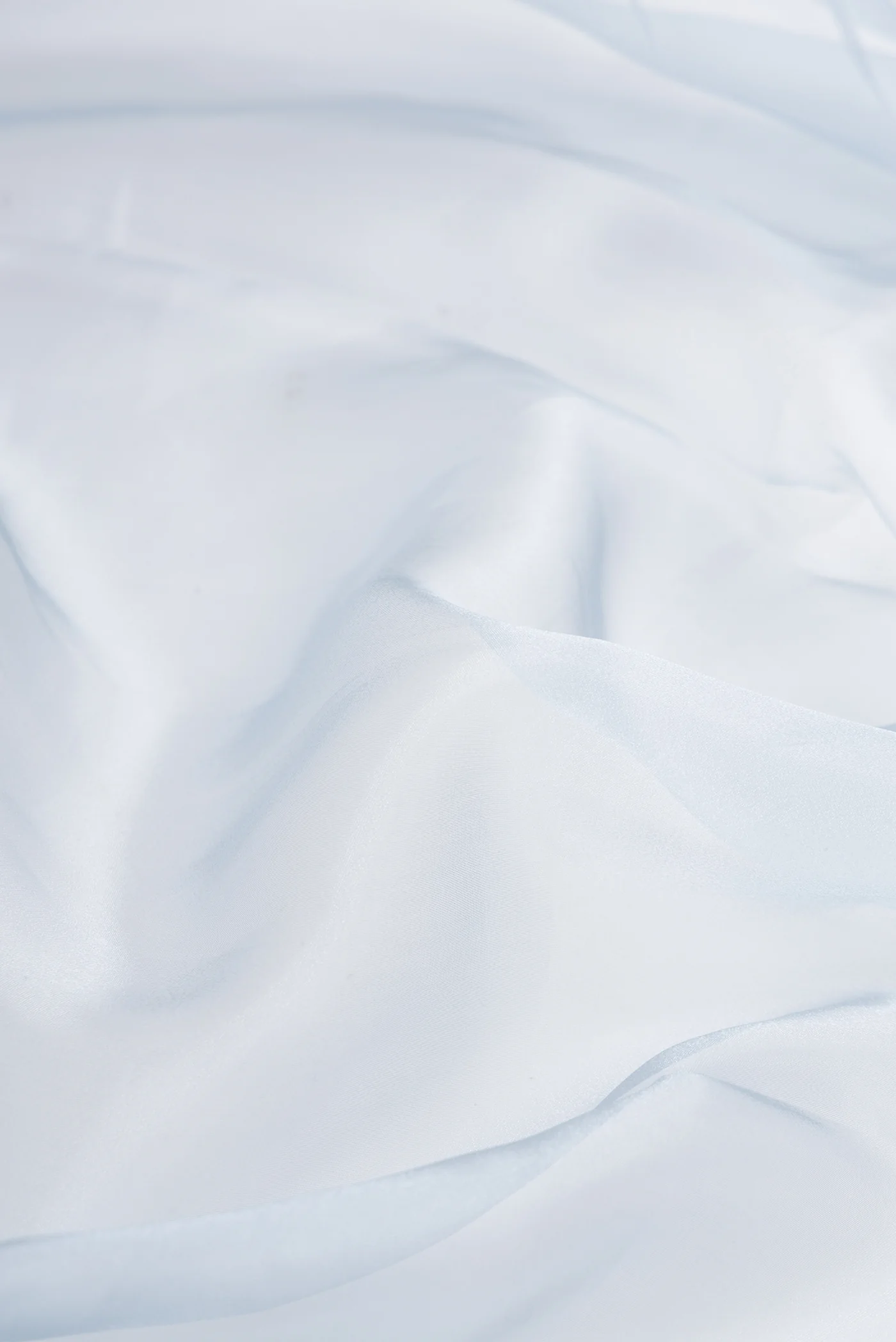 Sky Blue Organza Silk Saree - Image 2