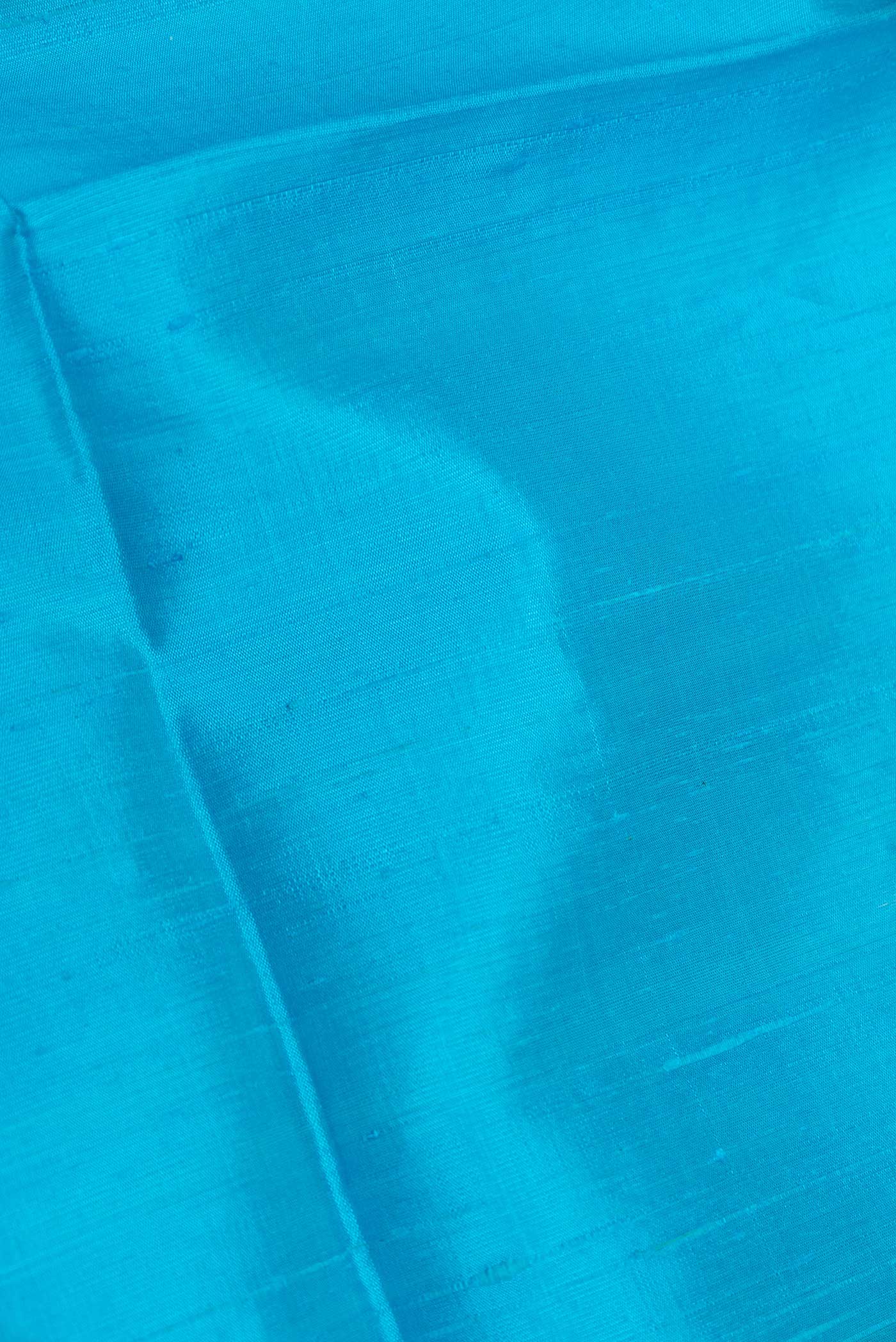 Sky Blue Dual Tone Raw Silk Saree - Image 2