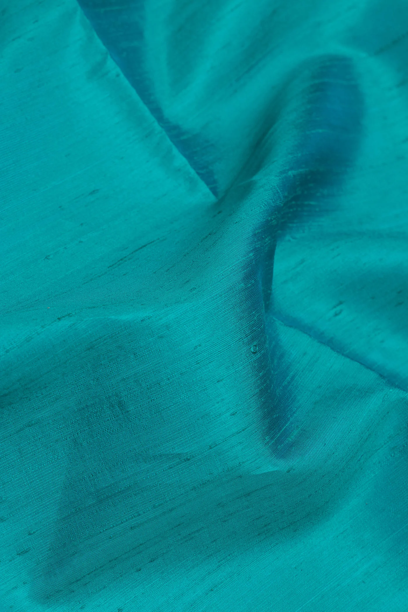 Blue Raw Silk Saree - Image 2