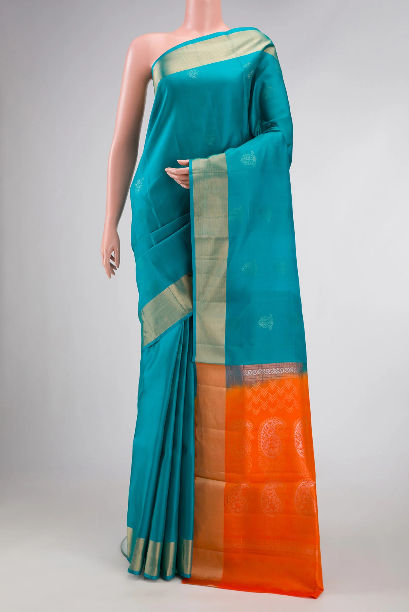 Sky Blue Soft Silk Saree
