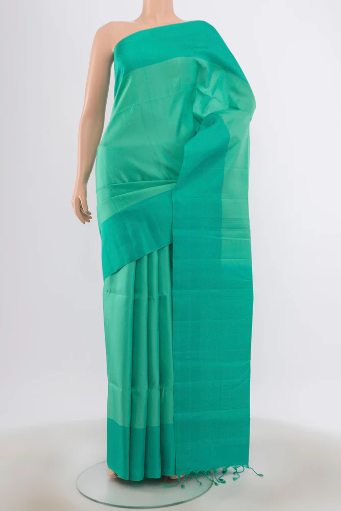 Turquoise Soft Silk Saree