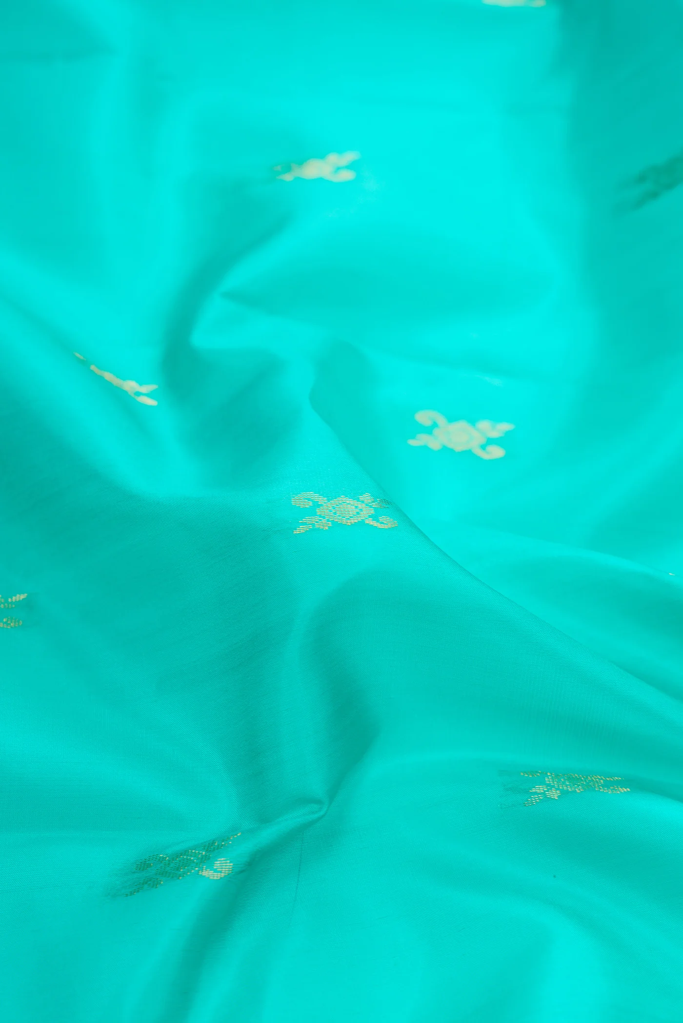Sky Blue Soft Silk Saree - Image 2